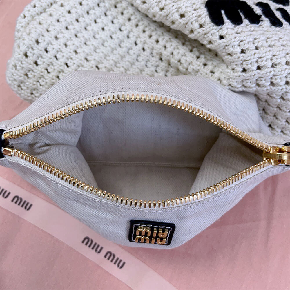 MIUMIU REGULAR IVY canvas and leather bag(HIGH-END GRADE) - Top Club