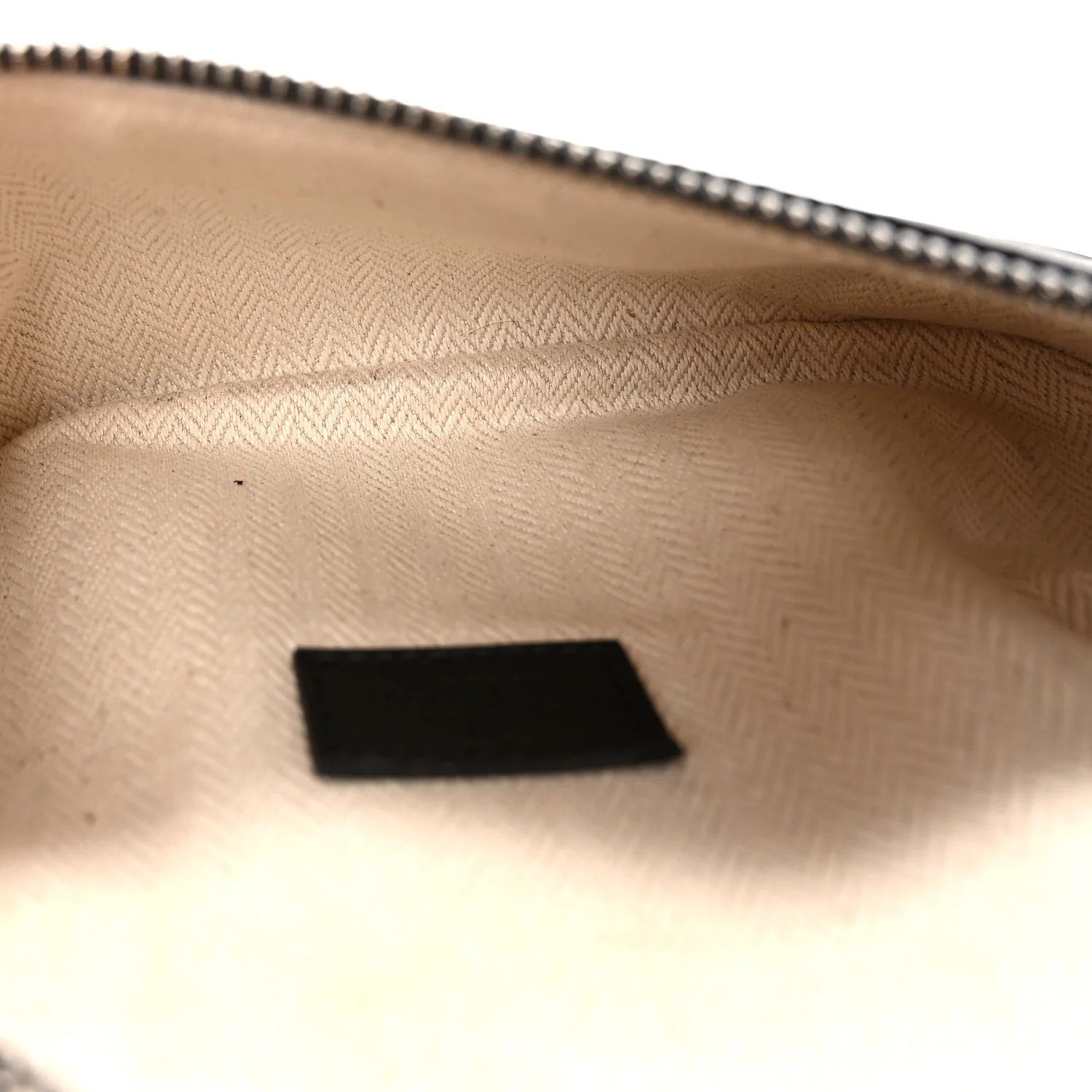 GG Supreme Monogram Emblem Calfskin Small Belt Bag Black Grey - Top Club