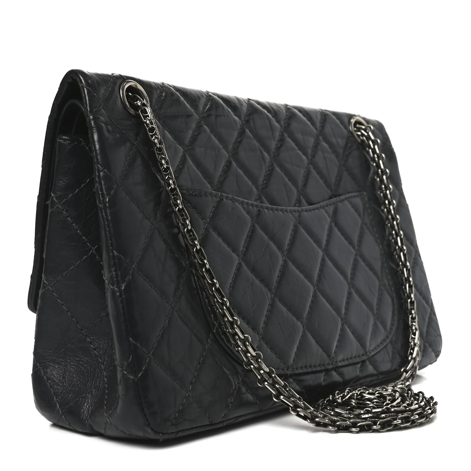 Aged Calfskin Quilted 2.55 Reissue 226 Flap Grey - Top Club