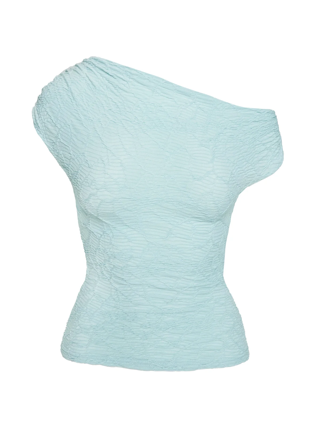 In Heaven Textured Top Blue
