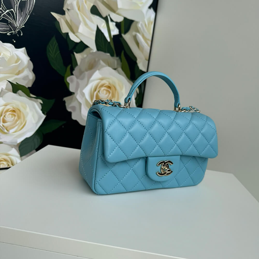 CHANEL Mini Classic Handbag With Top Handle - Top Club