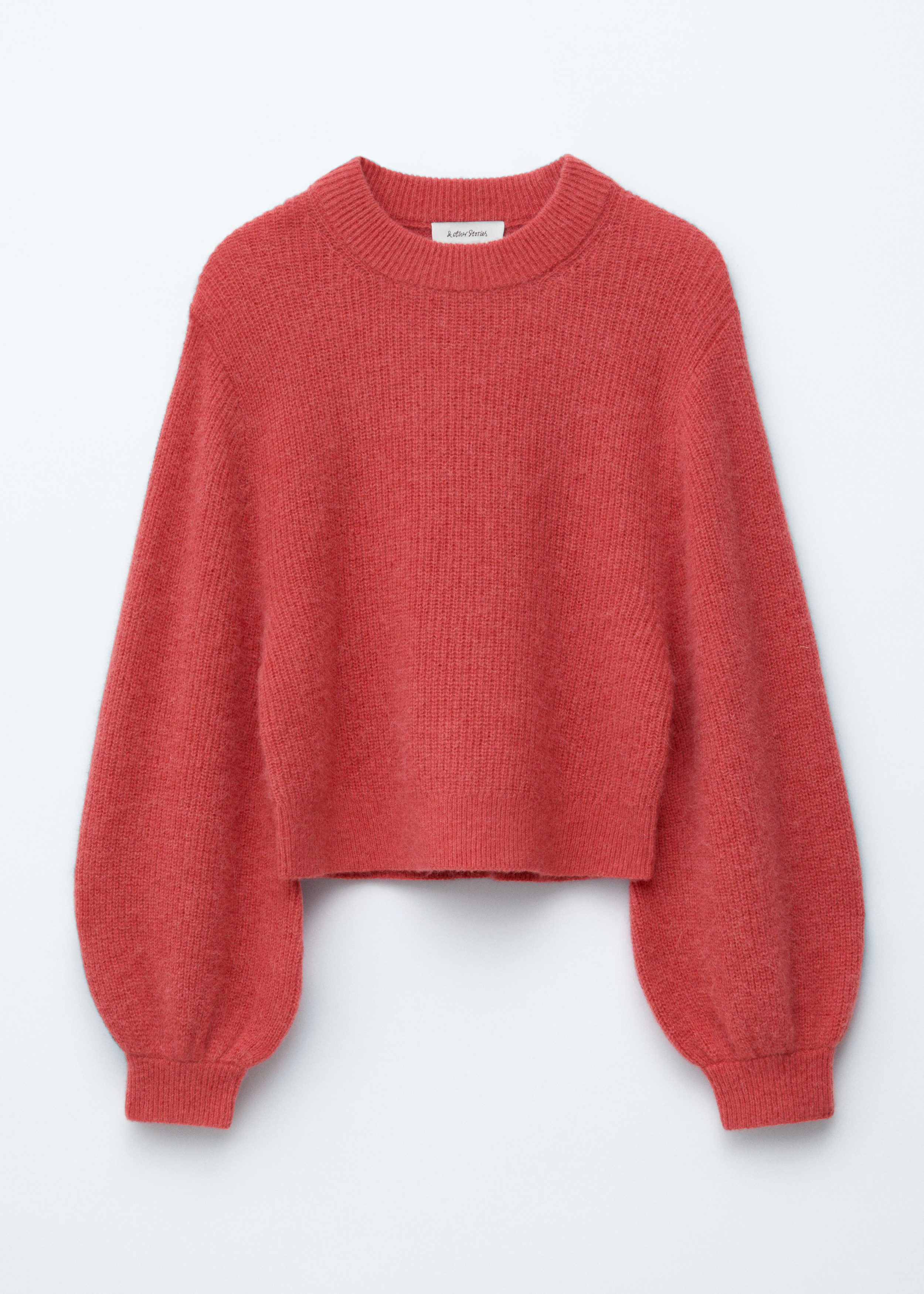 & Other Stories ALPACA-BLEND BALLOON-SLEEVE JUMPER