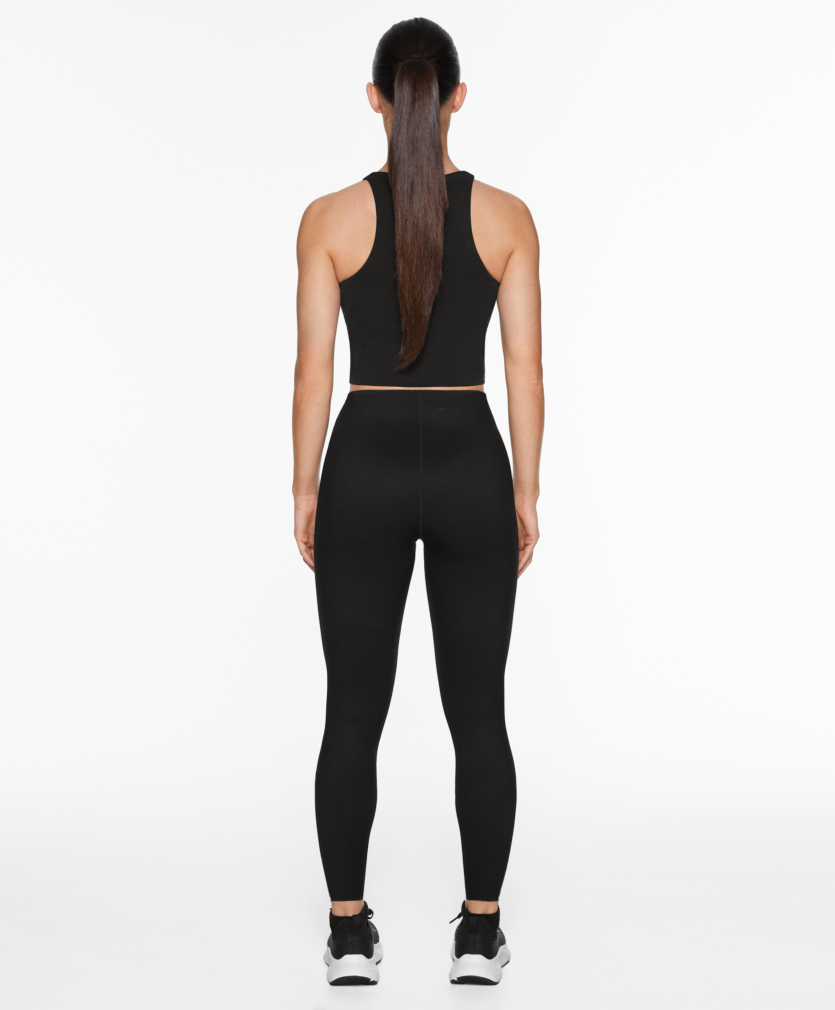 OYSHO Extra-compressive raise up 65cm ankle-length leggings