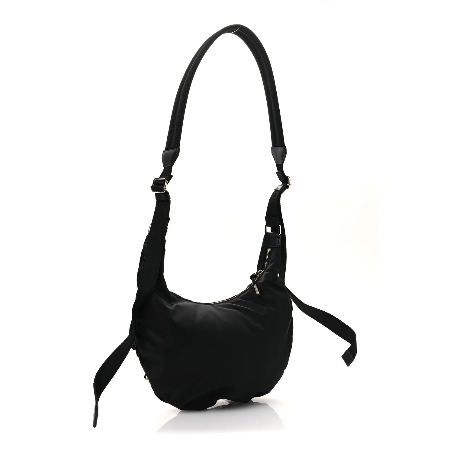 Nylon Voyou Crossbody Bag Black - Top Club