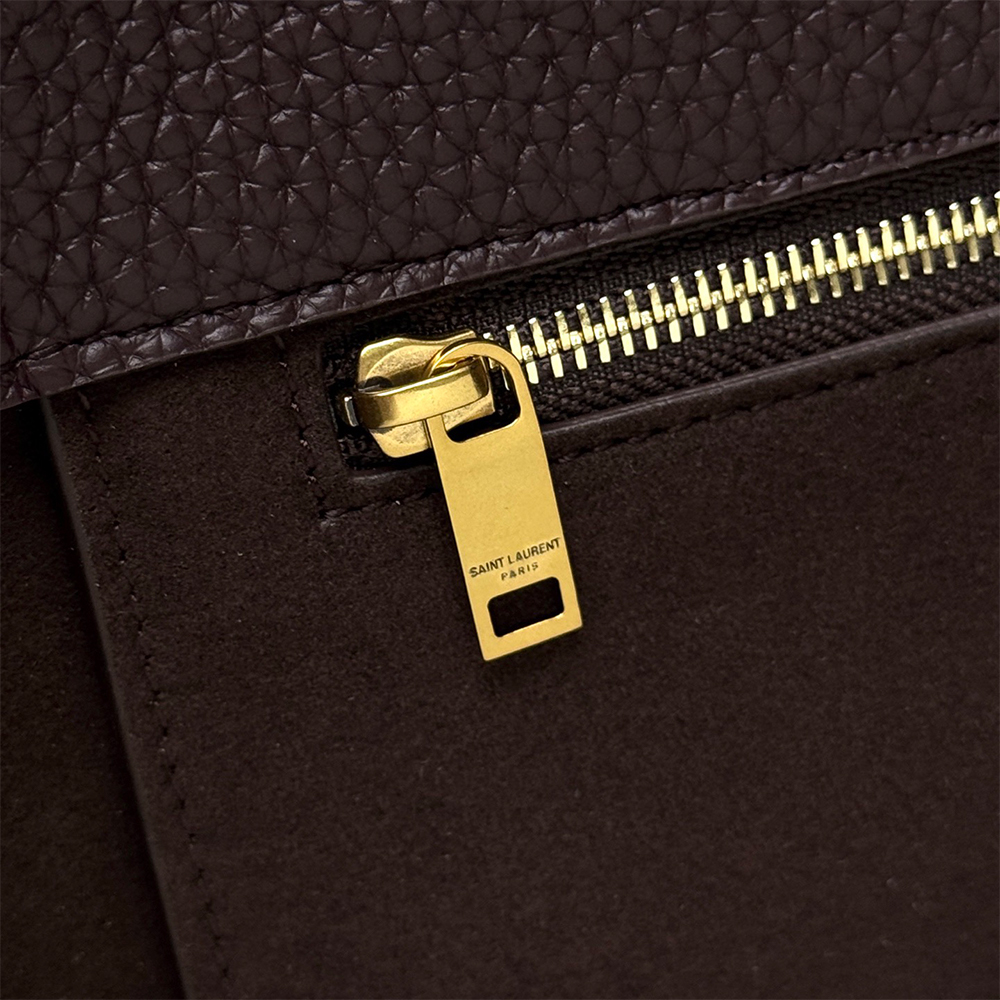 YSL LE 5 A 7 BEA IN GRAINED LEATHER - Top Club