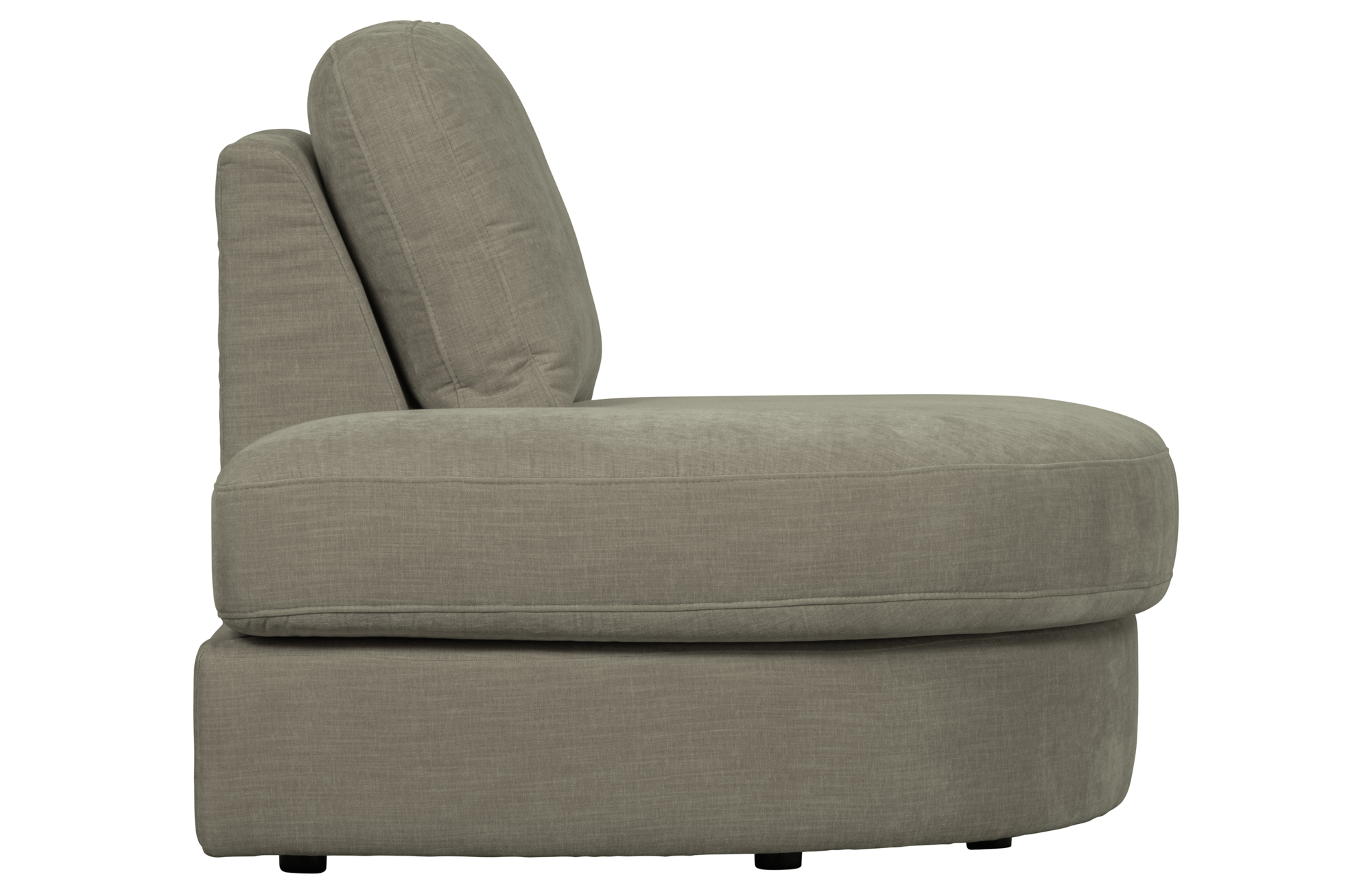 vtwonen 1-zits element Family ronde hoek links - warm grijs Family 1-zits Element Ronde Hoek Links - Warm Grijs