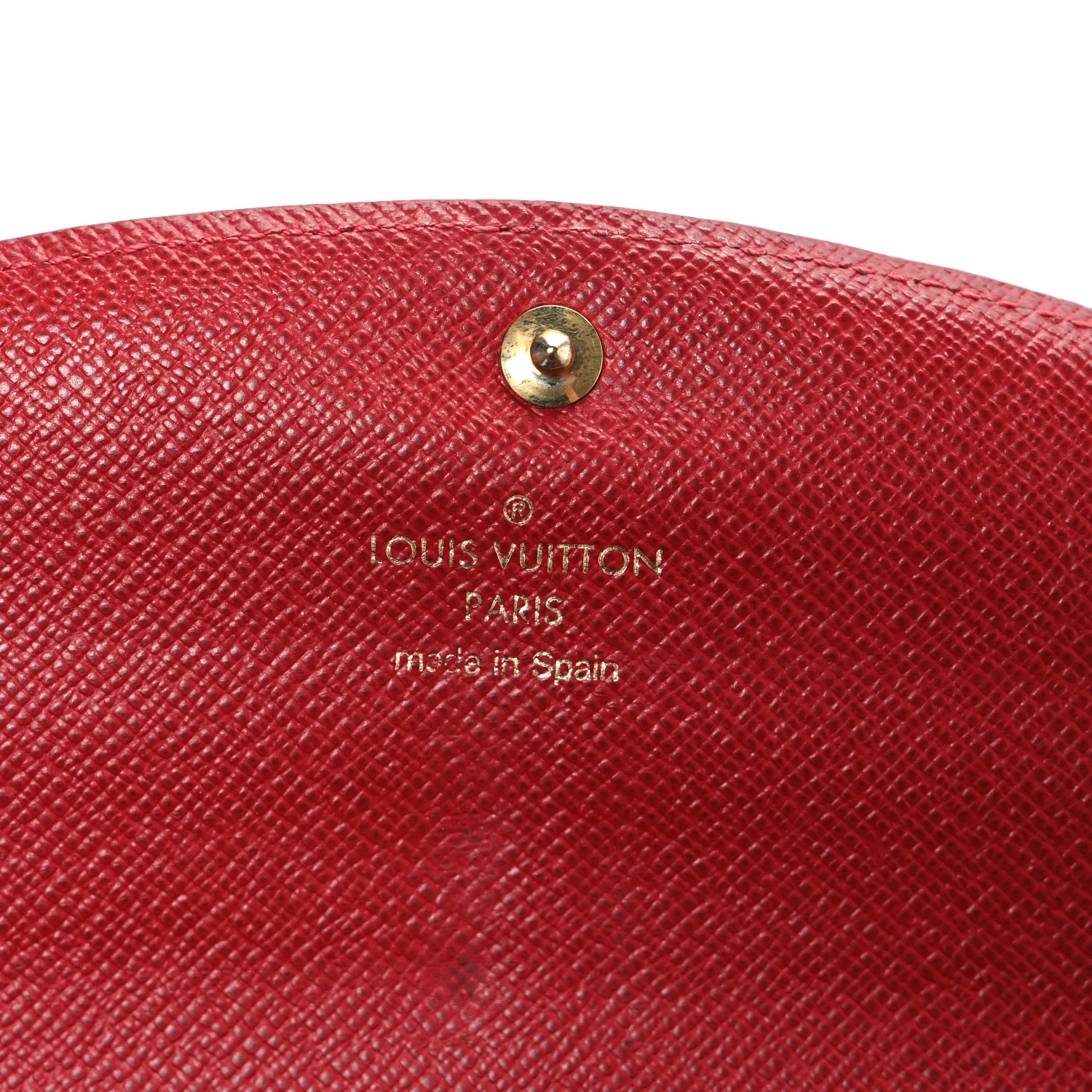 Monogram Emilie Wallet Red - Top Club