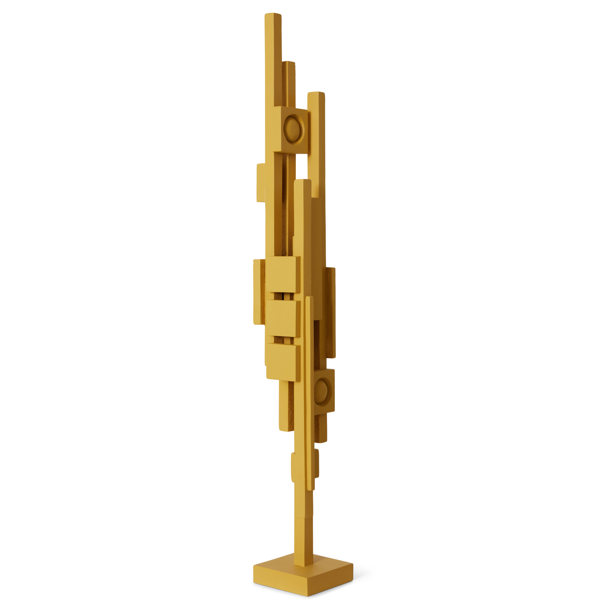 Skyline sculpture mustard L