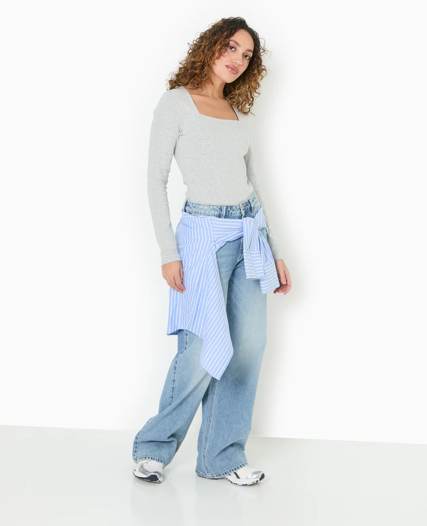 Pimkie Body manches longues encolure carrée