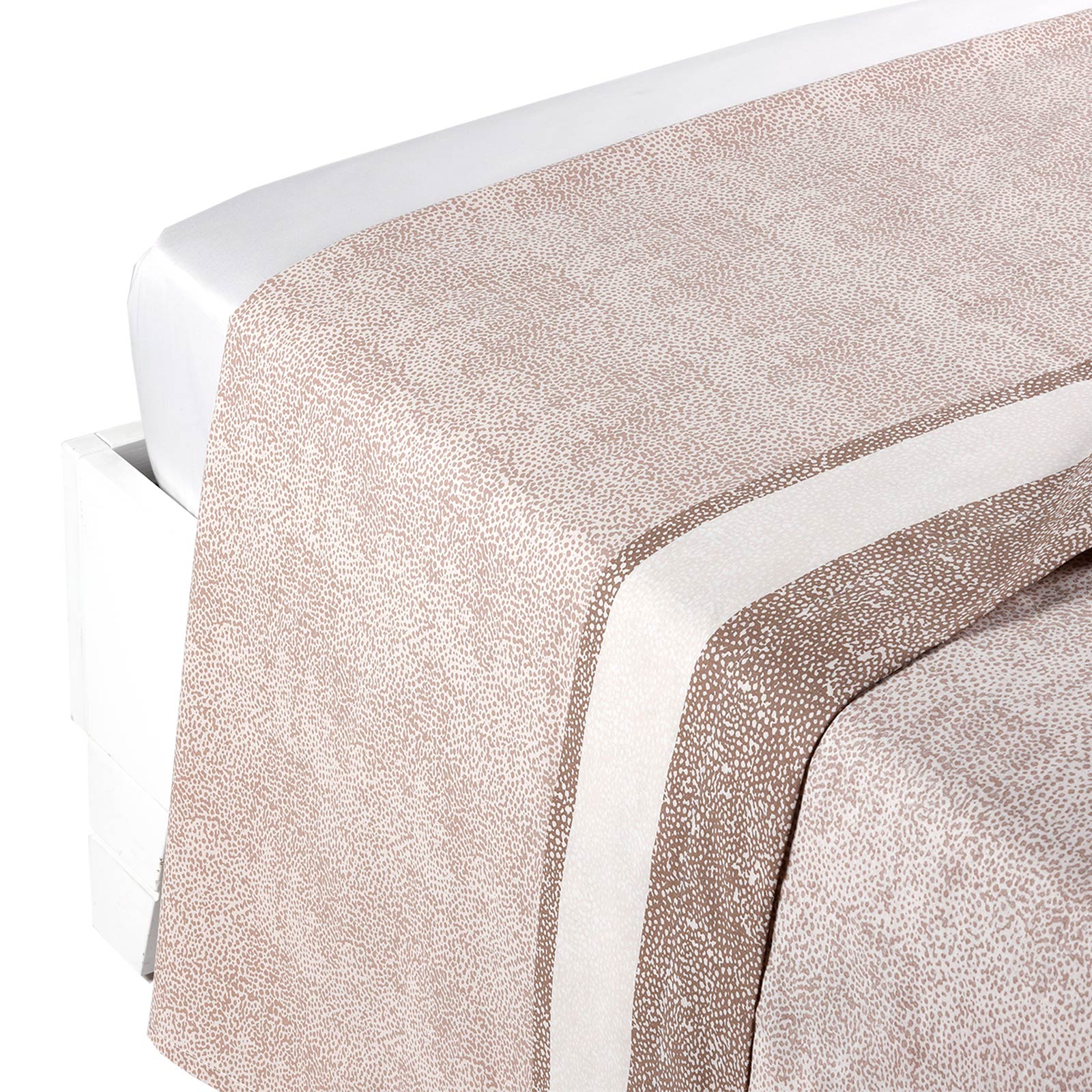 Superior sheet in Cotton Single Natural Single Caleffi Home