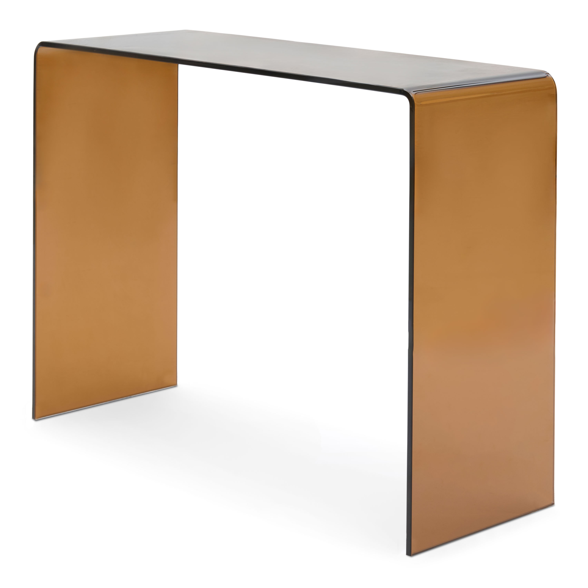 Console Lilla amber glass