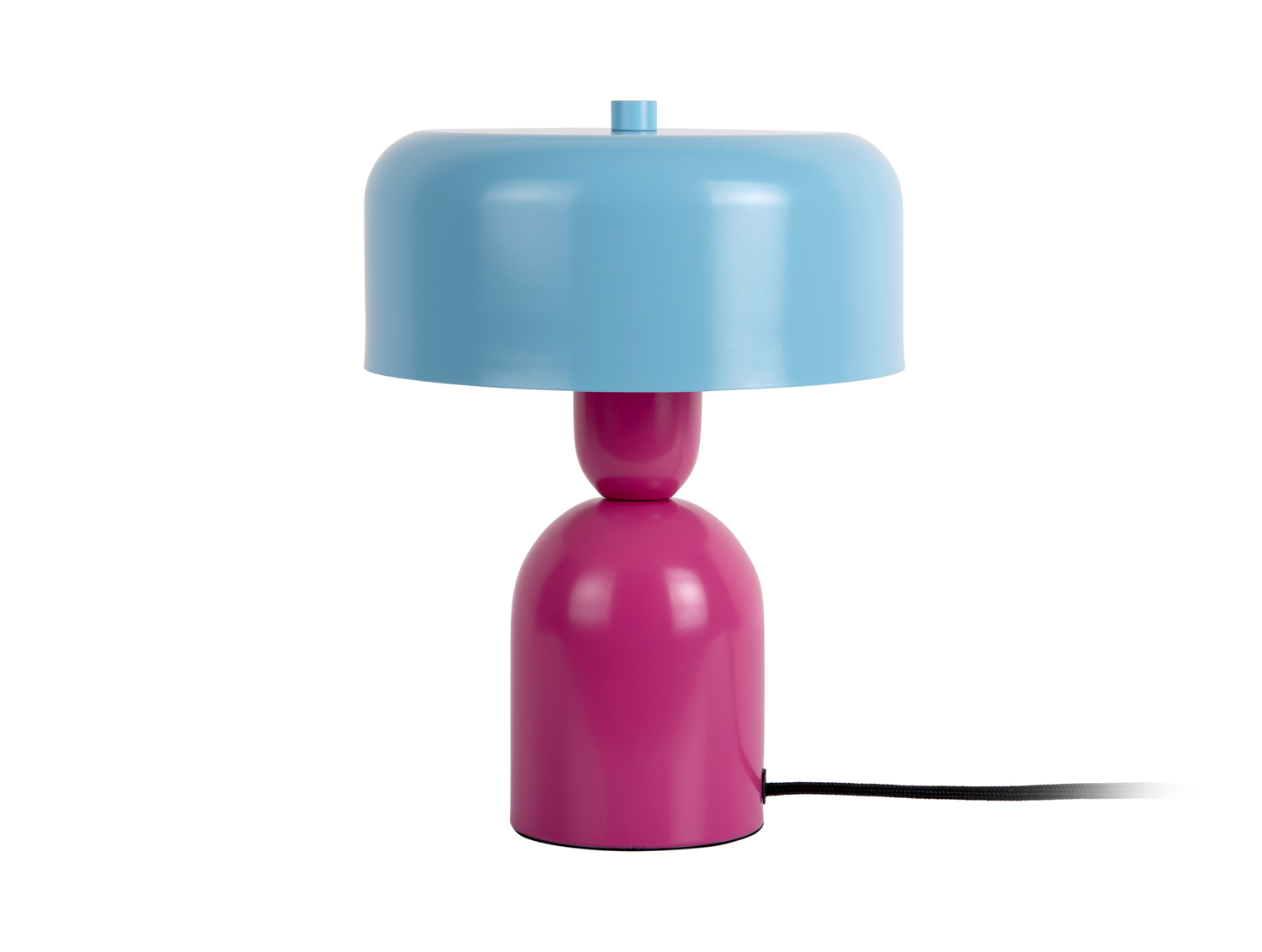 Tafellamp Double Funky - Helderroze & zachtblauw