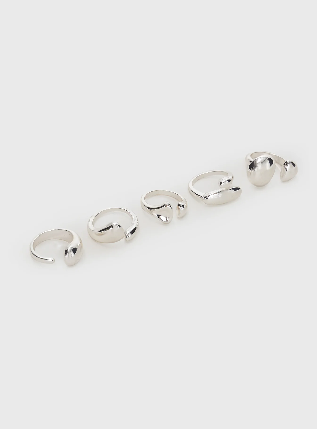 Bubble Ring Pack Silver