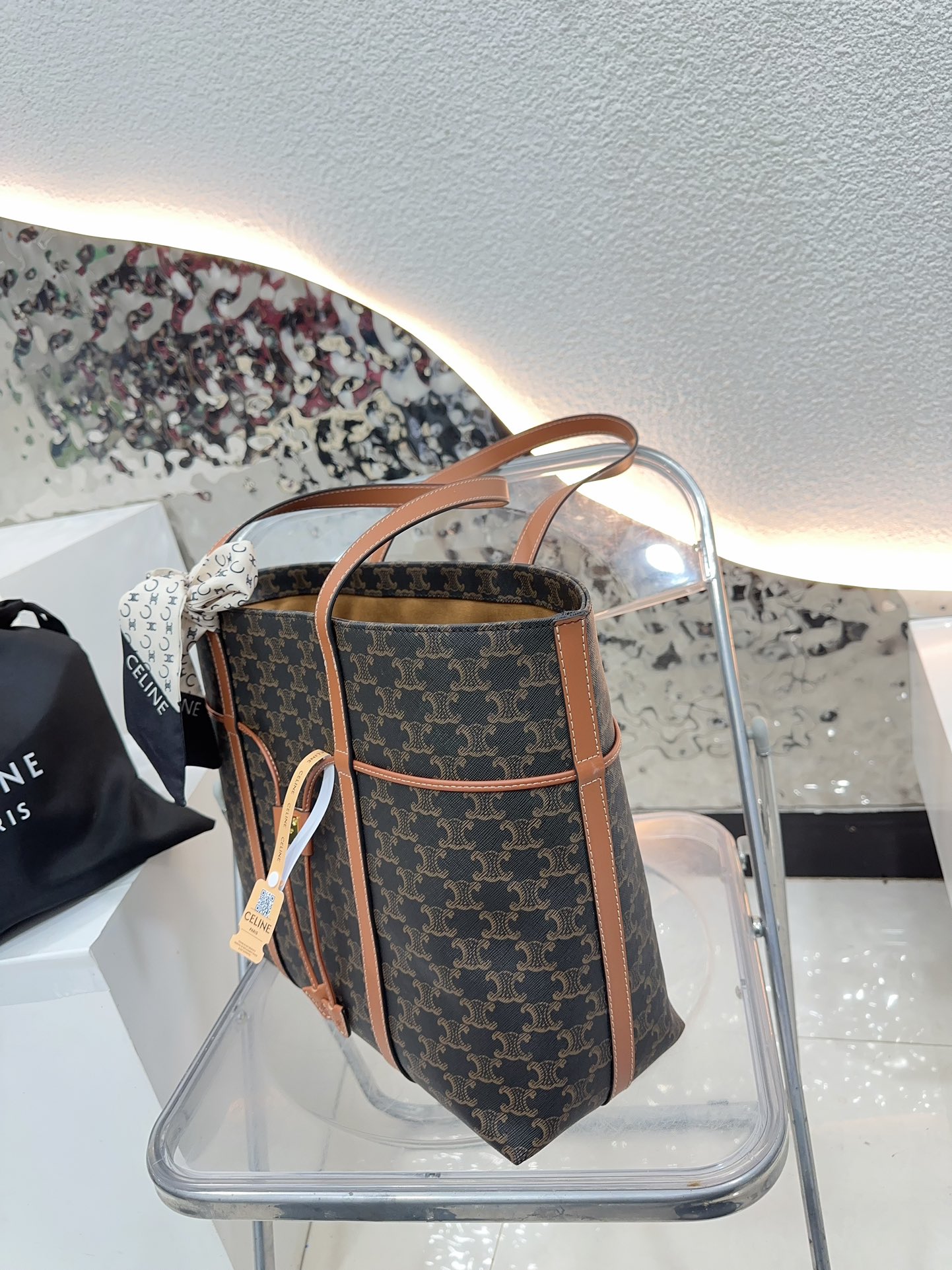 Ce TRIOMPHE tote bag size: 35-31-15 cm - Top Club