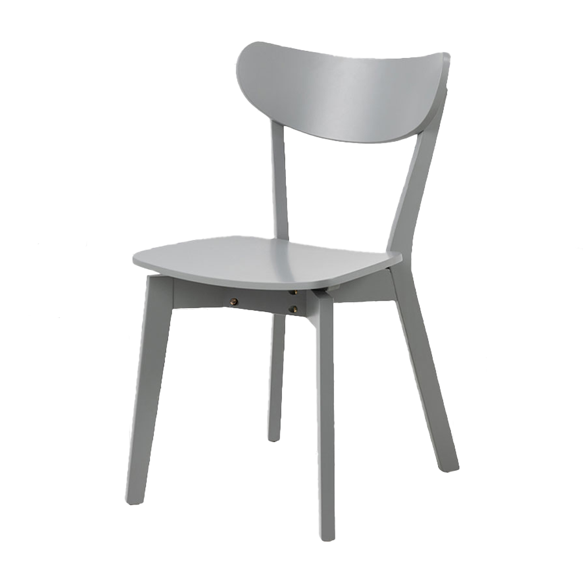 Houten eetkamerstoel Jade Lichtgrijs