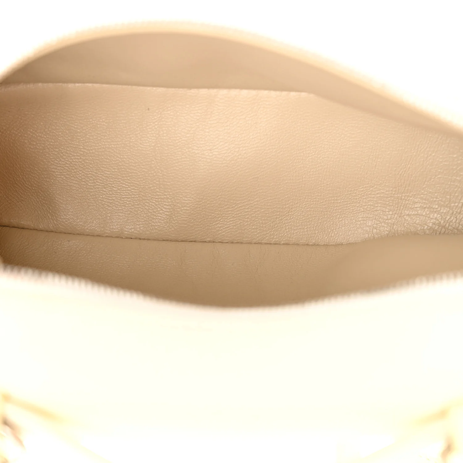 Grained Calfskin L19 Extra Pocket Pouch Whisper White - Top Club