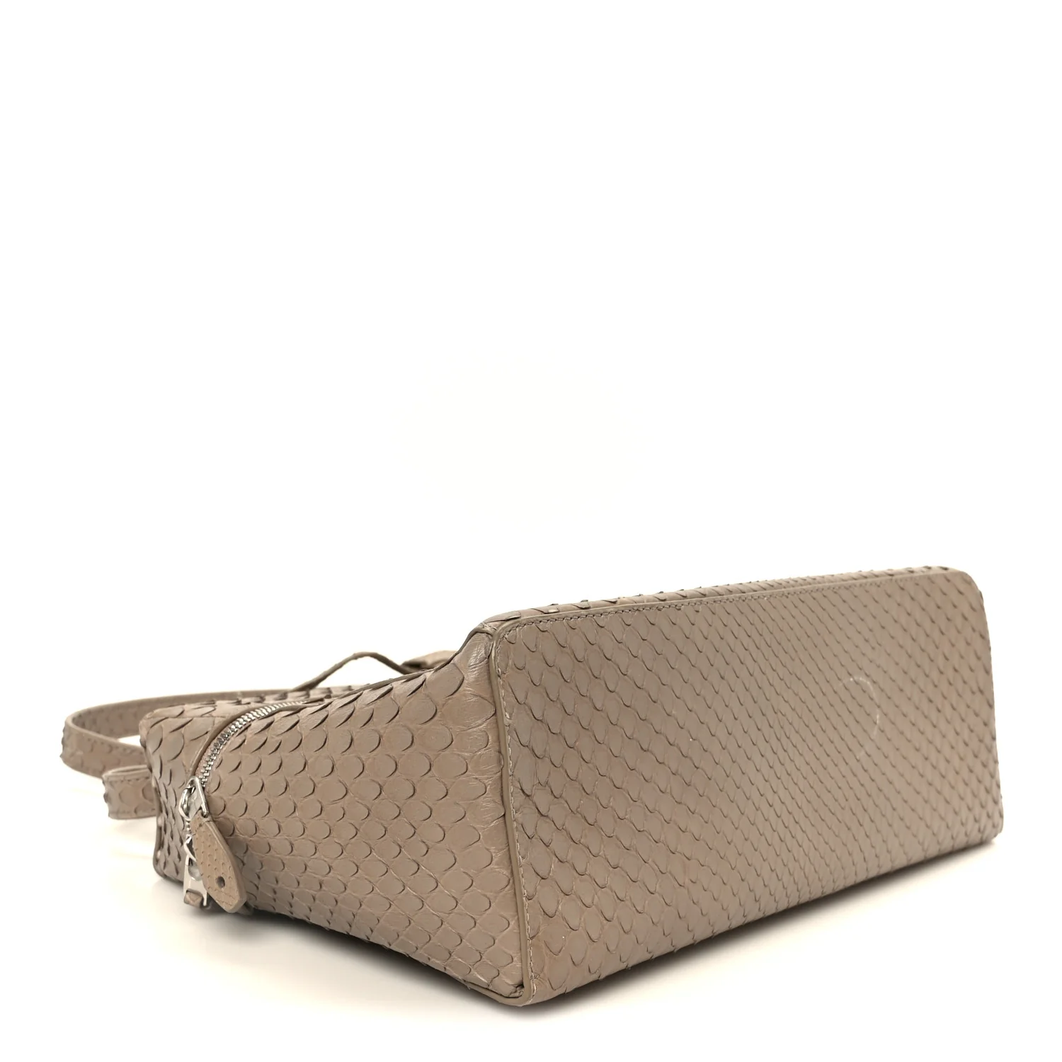 Matte Snakeskin Extra Pocket L27 Grey - Top Club