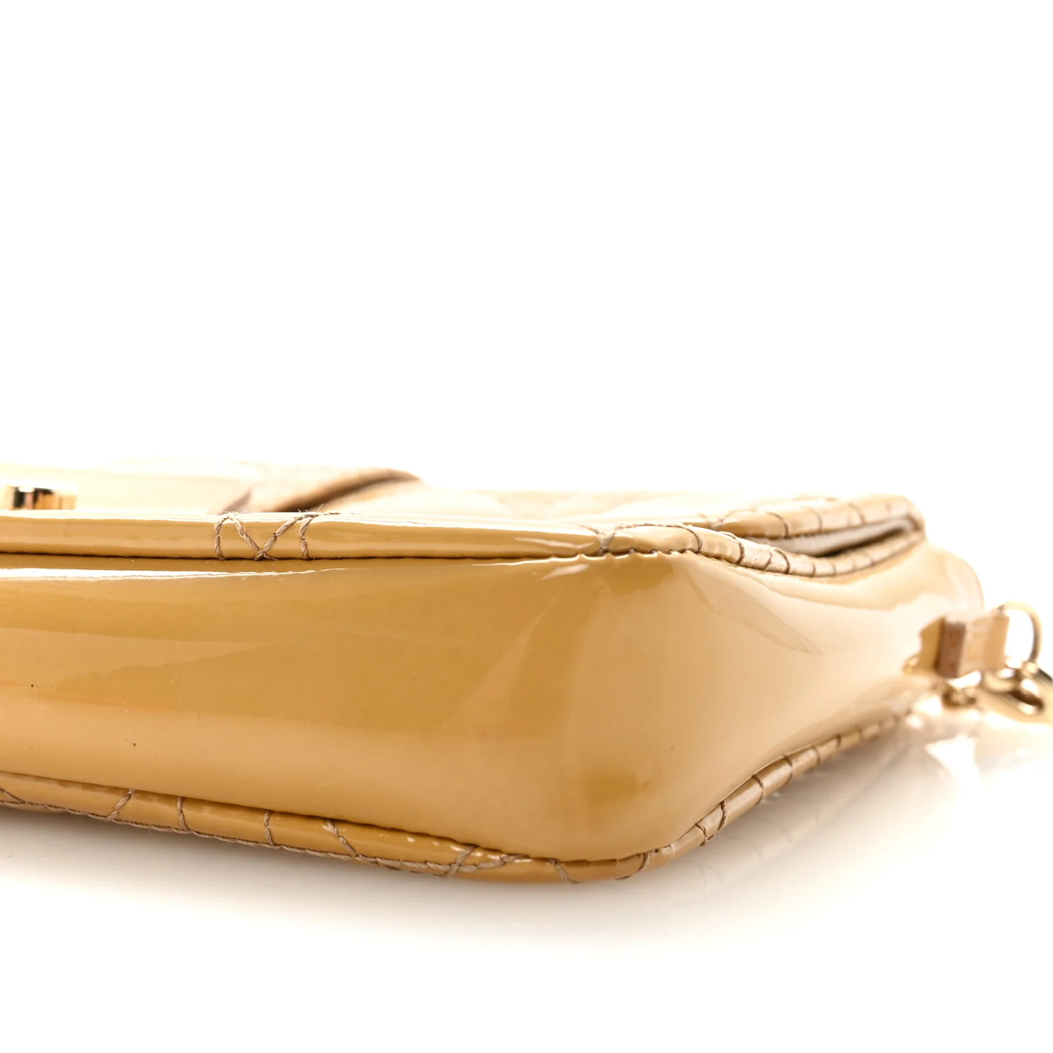 Patent Cannage Miss Dior Promenade Pouch Yellow - Top Club