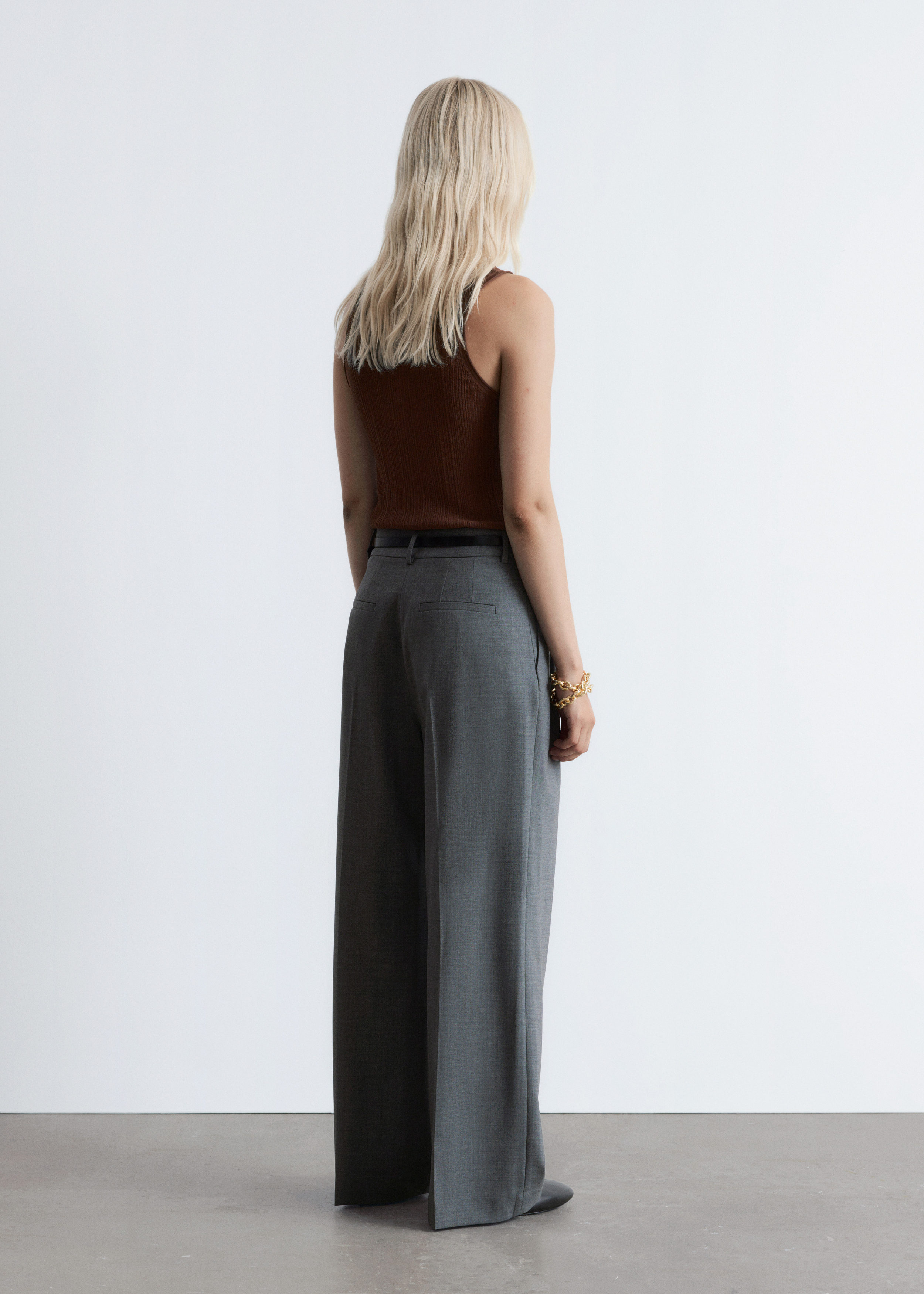 & Other Stories TAILORED WOOL TROUSERS
