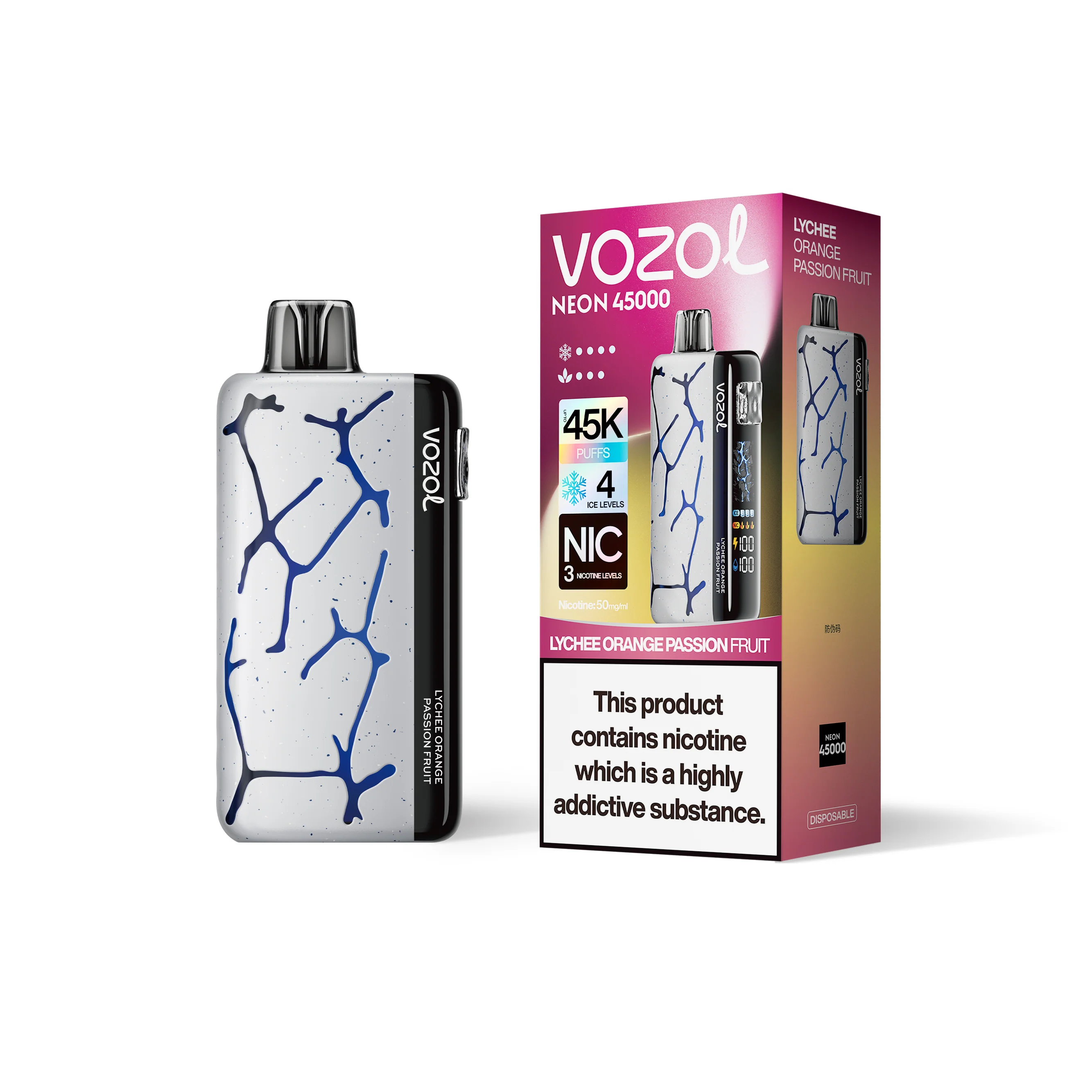 VOZOL NEON 45K Disposable Vape (All Flavours)