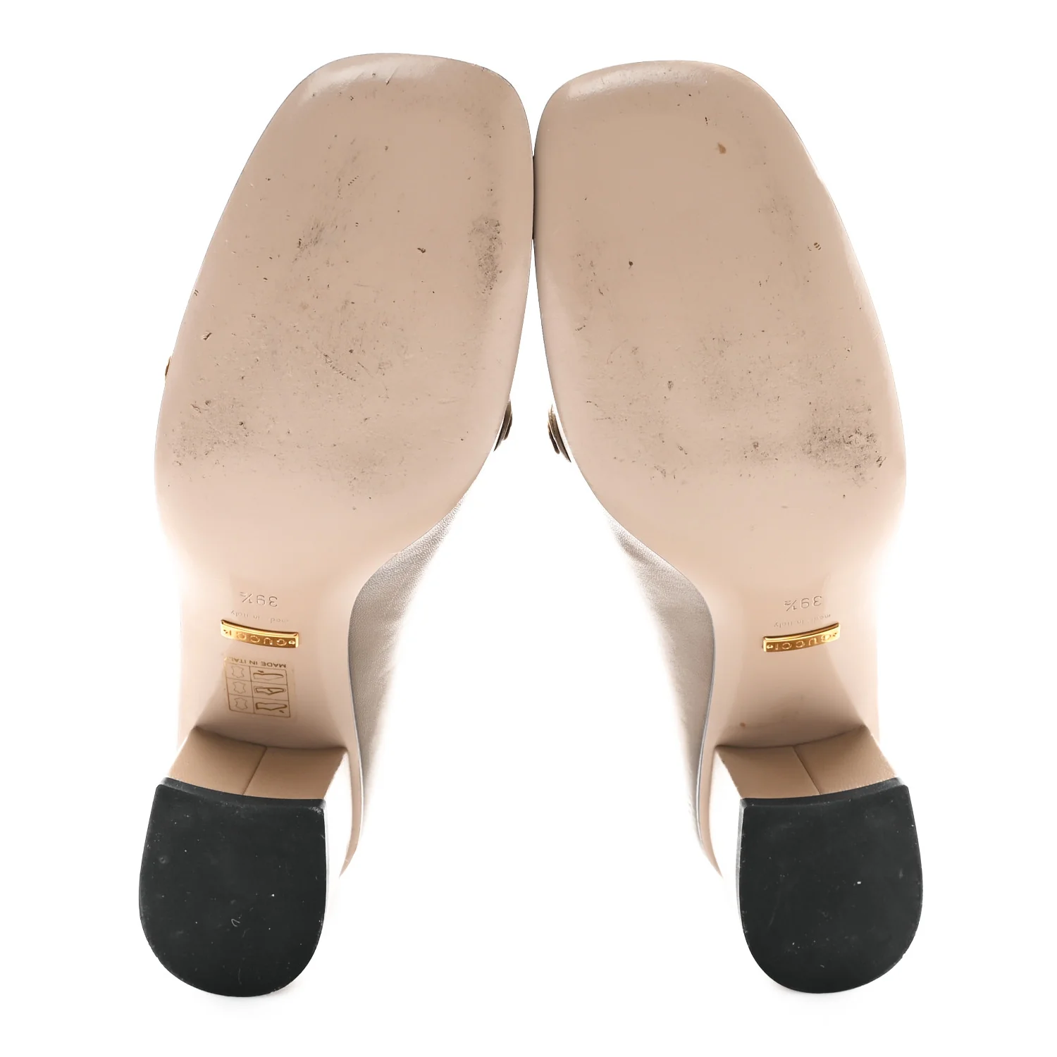 Malaga Kid Sylvie Web Chain Mid Heel Loafers 39.5 Mud - Top Club