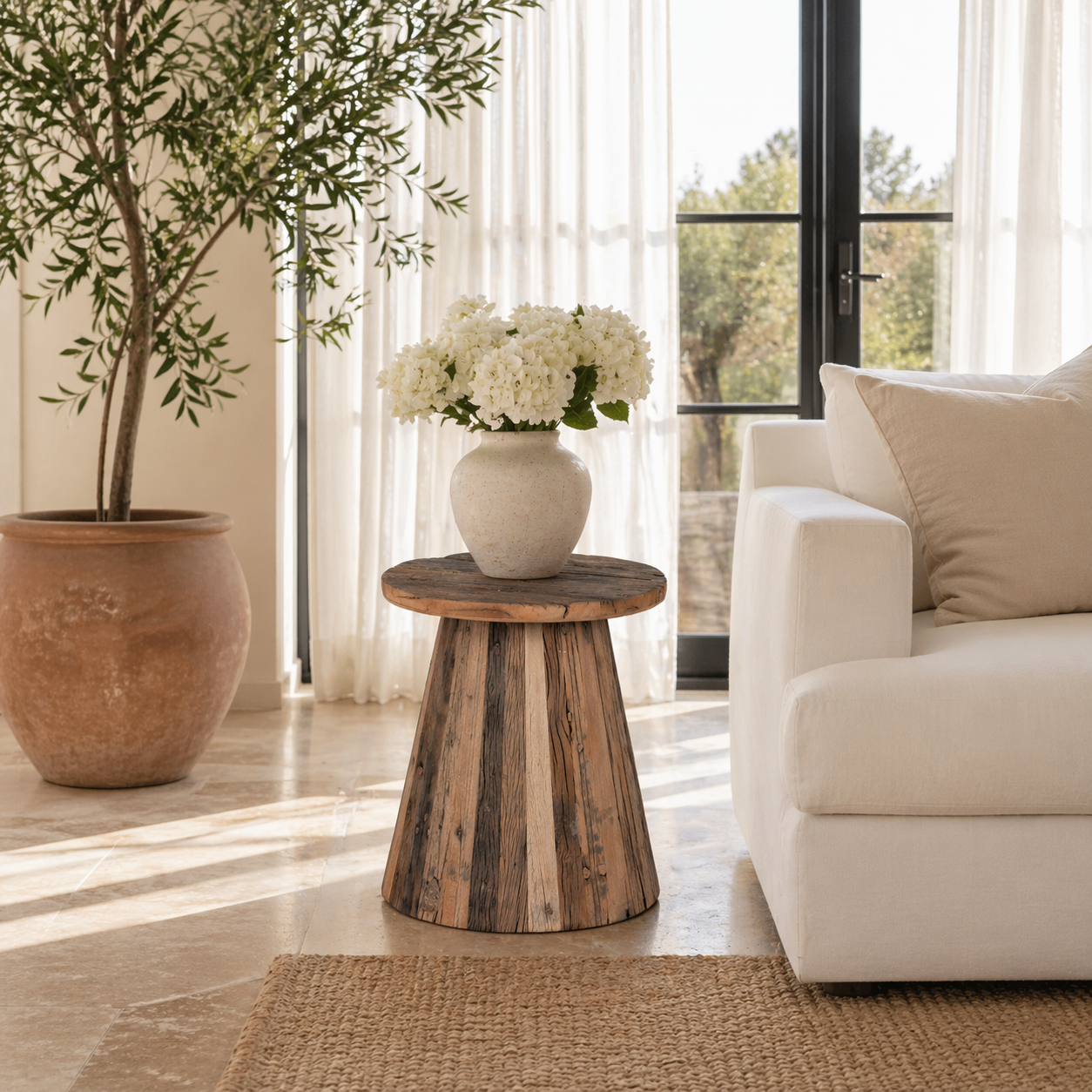 Samriddhi - Salontafel van Gerecycled Hout 54cm