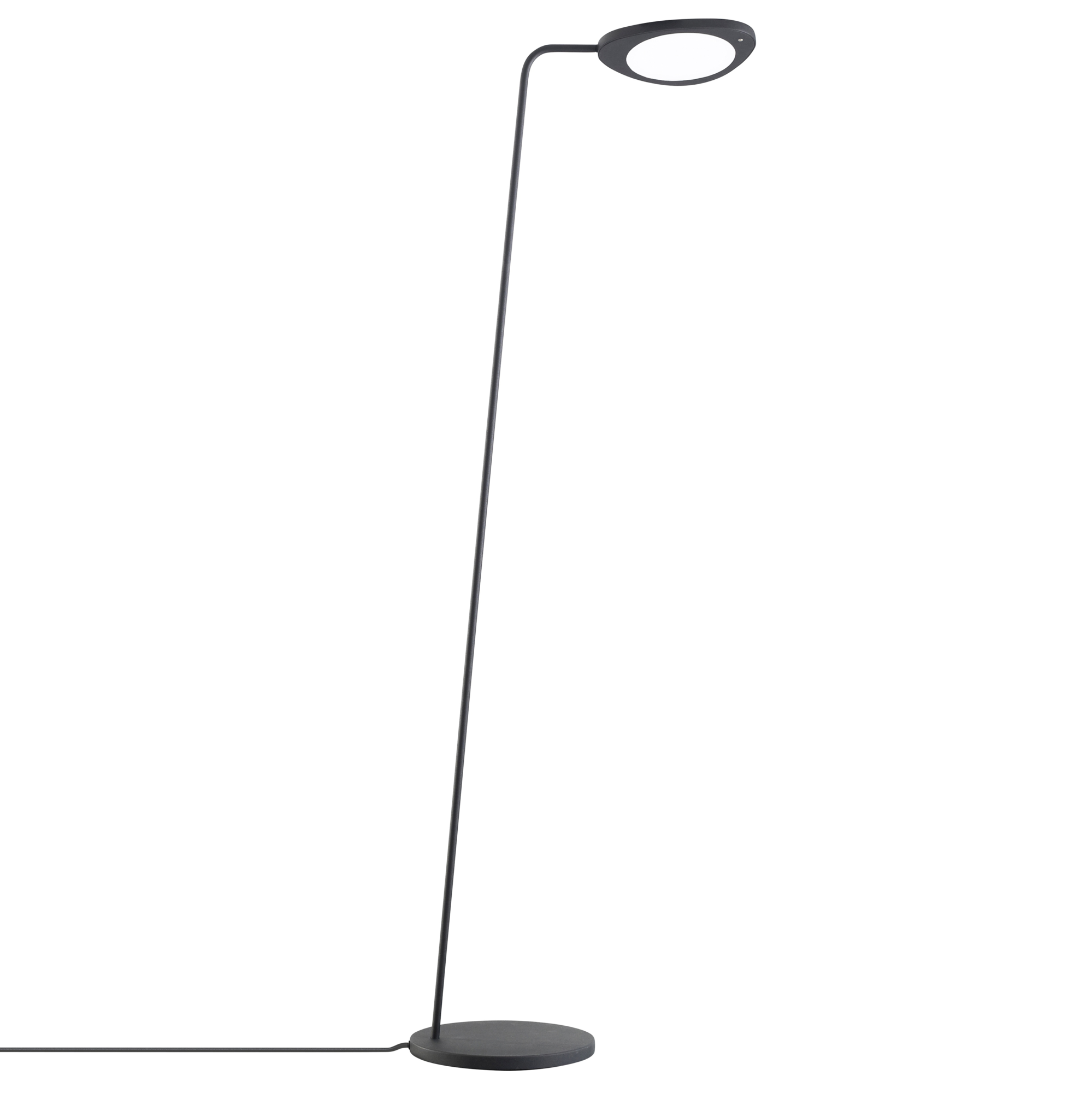 Vloerlamp Leaf zwart