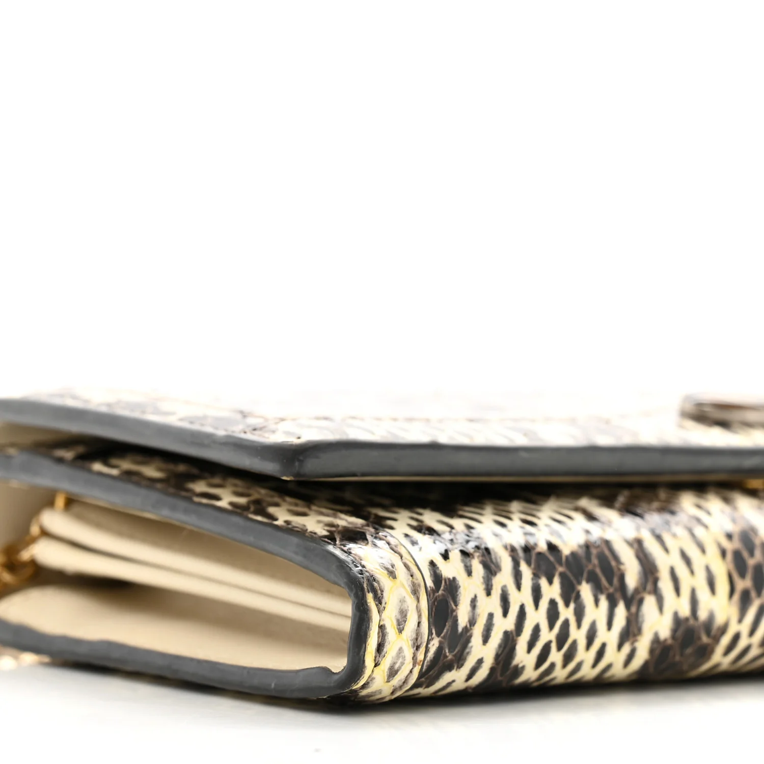 Snakeskin GG Ophidia Wallet On Chain Roccia - Top Club