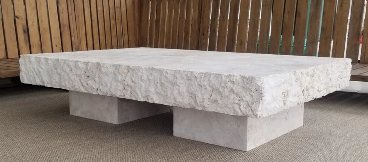 Luxury coffee table white 110 x 70 x H. 35 cm - Modern marble living room table - Luxury marble living room furniture
