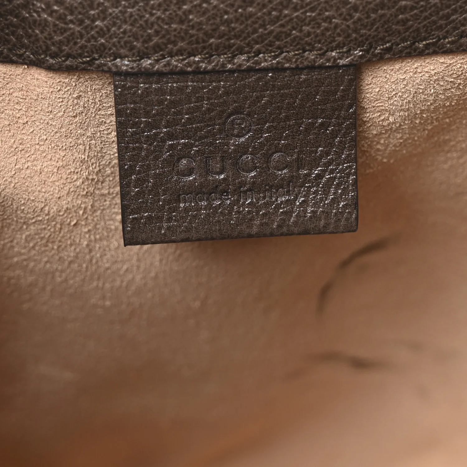 GG Supreme Monogram Web Mini Ophidia Bucket Bag Brown - Top Club