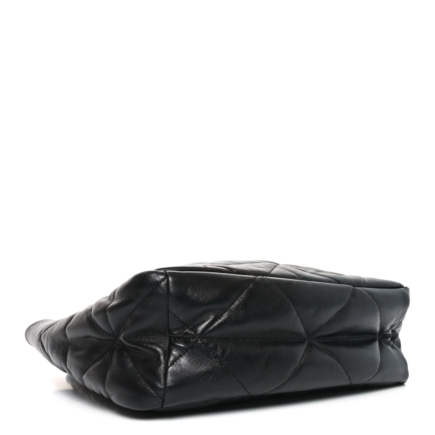 Nappa Quilted Medium Dynamique Tote Black - Top Club