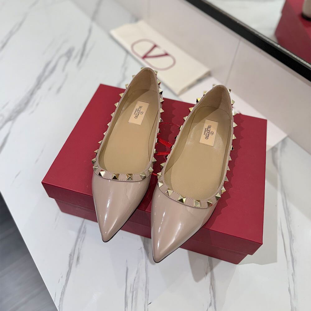 VALENTINO ROCKSTUD BALLET FLAT - Top Club