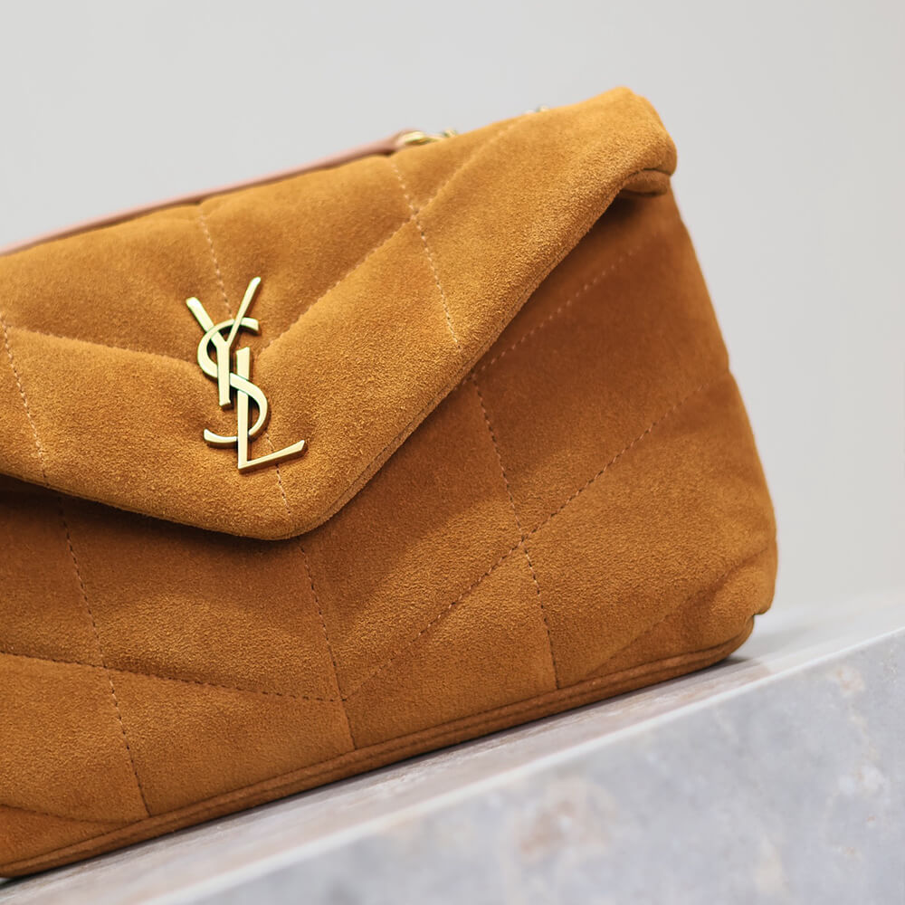 YSL Toy Puffer in suede - Top Club