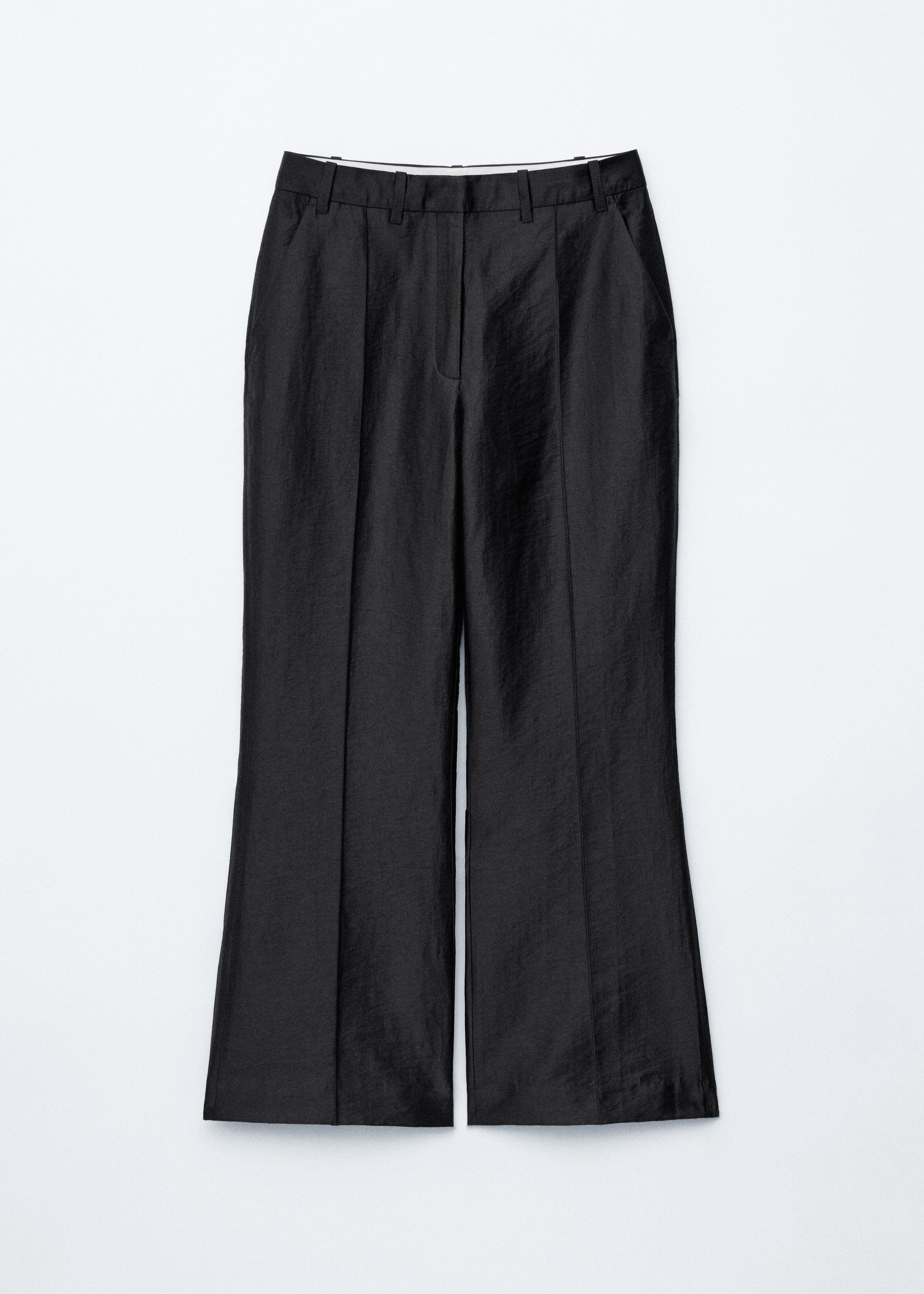 & Other Stories KICK-FLARE SATIN TROUSERS