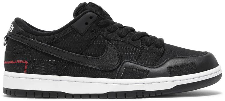 Wasted Youth x Dunk Low SB  Black Denim  DD8386-001 - Sneaker Replica Workshop