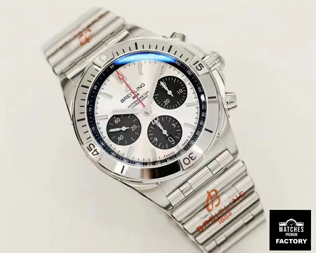 Breitling Chronomat AB0134101G1A1 GF Factory Stainless Steel White Dial