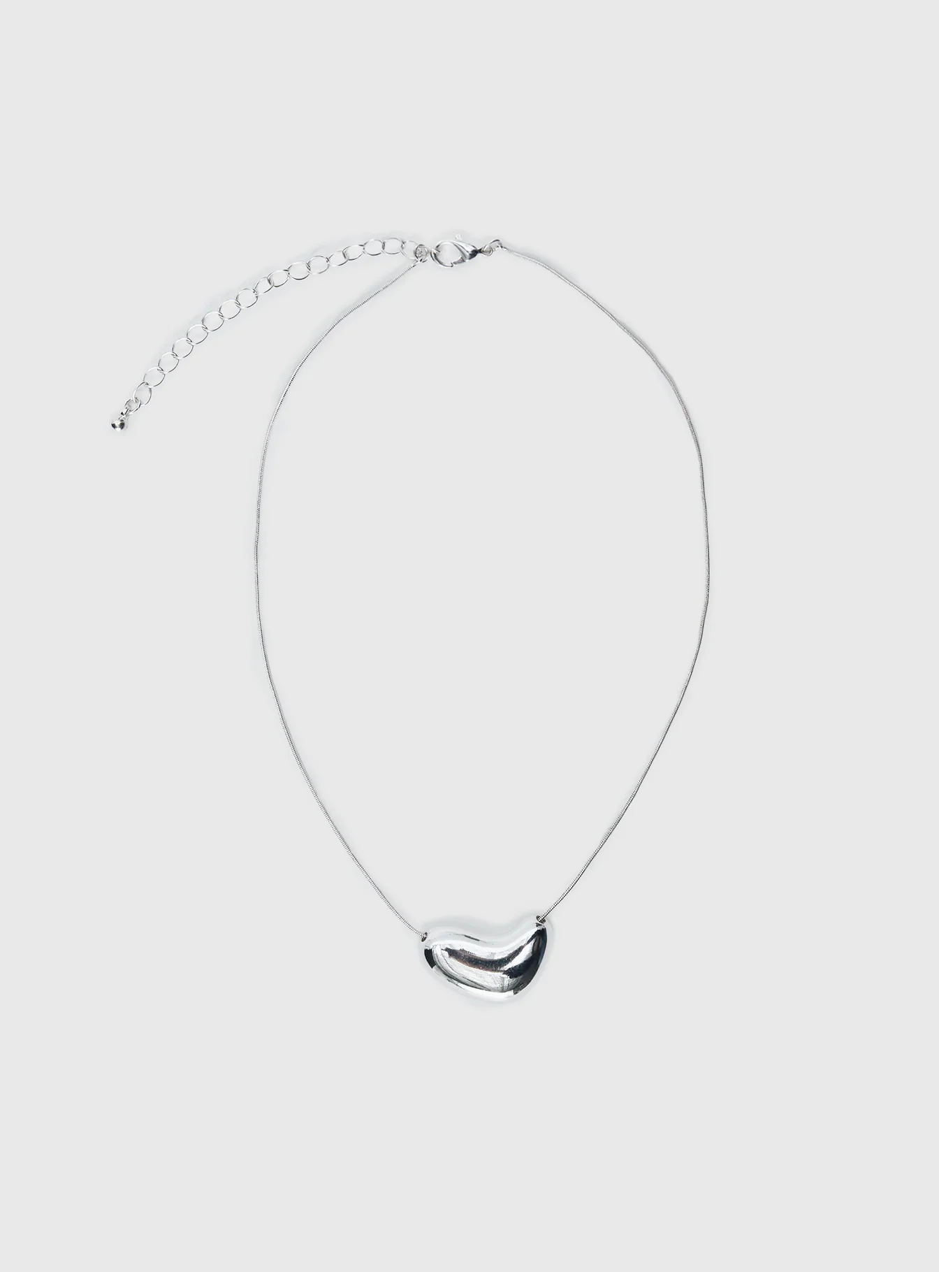 Noteworthy Pendant Necklace Silver