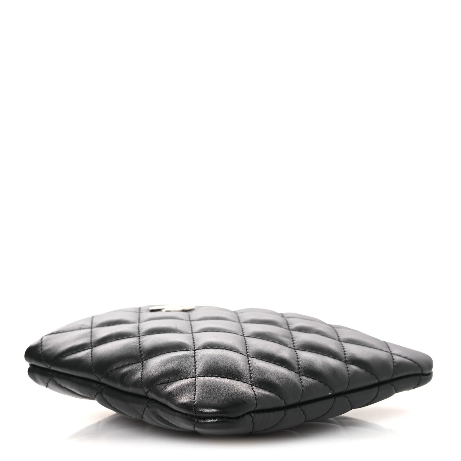 Lambskin Quilted Uniform Crossbody Bag Black - Top Club