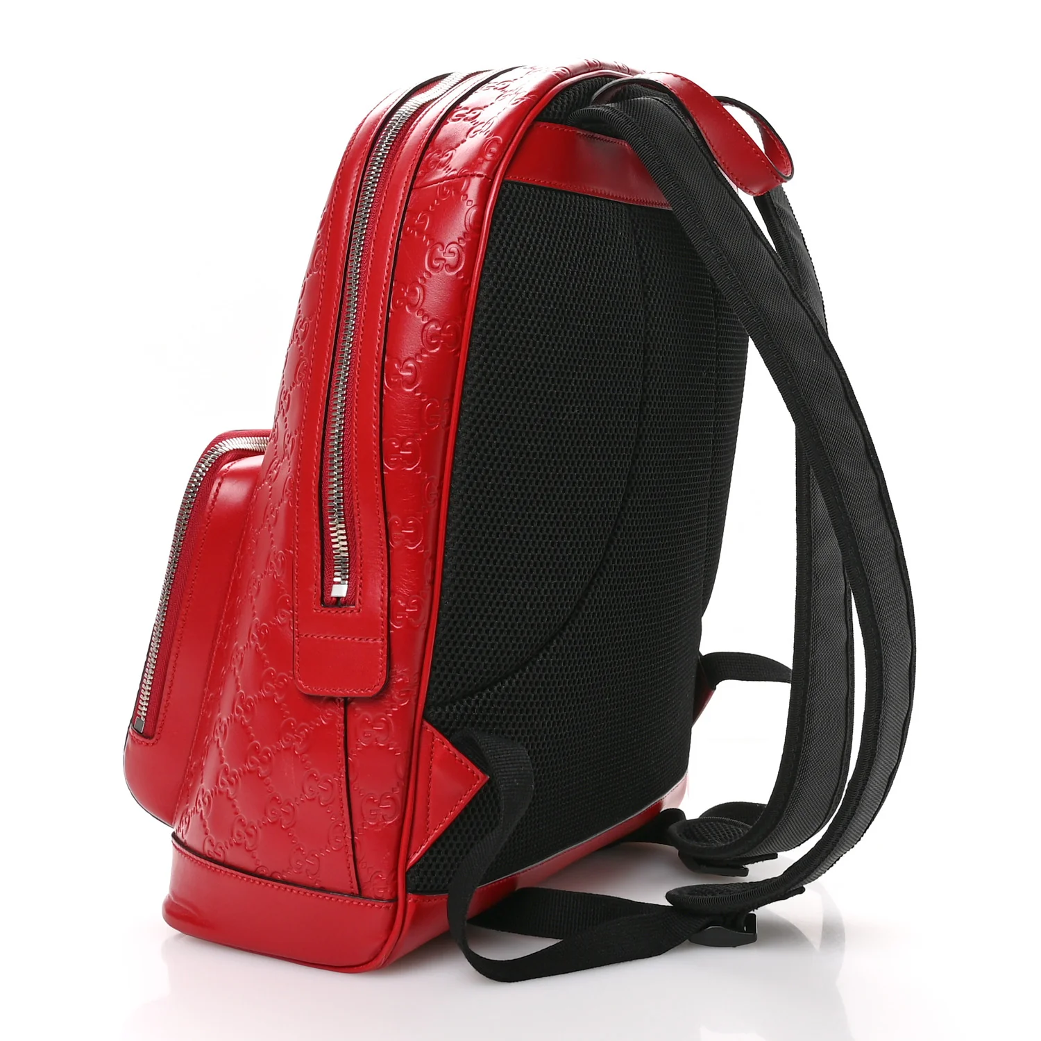 Guccissima Signature Day Backpack Hibiscus Red - Top Club