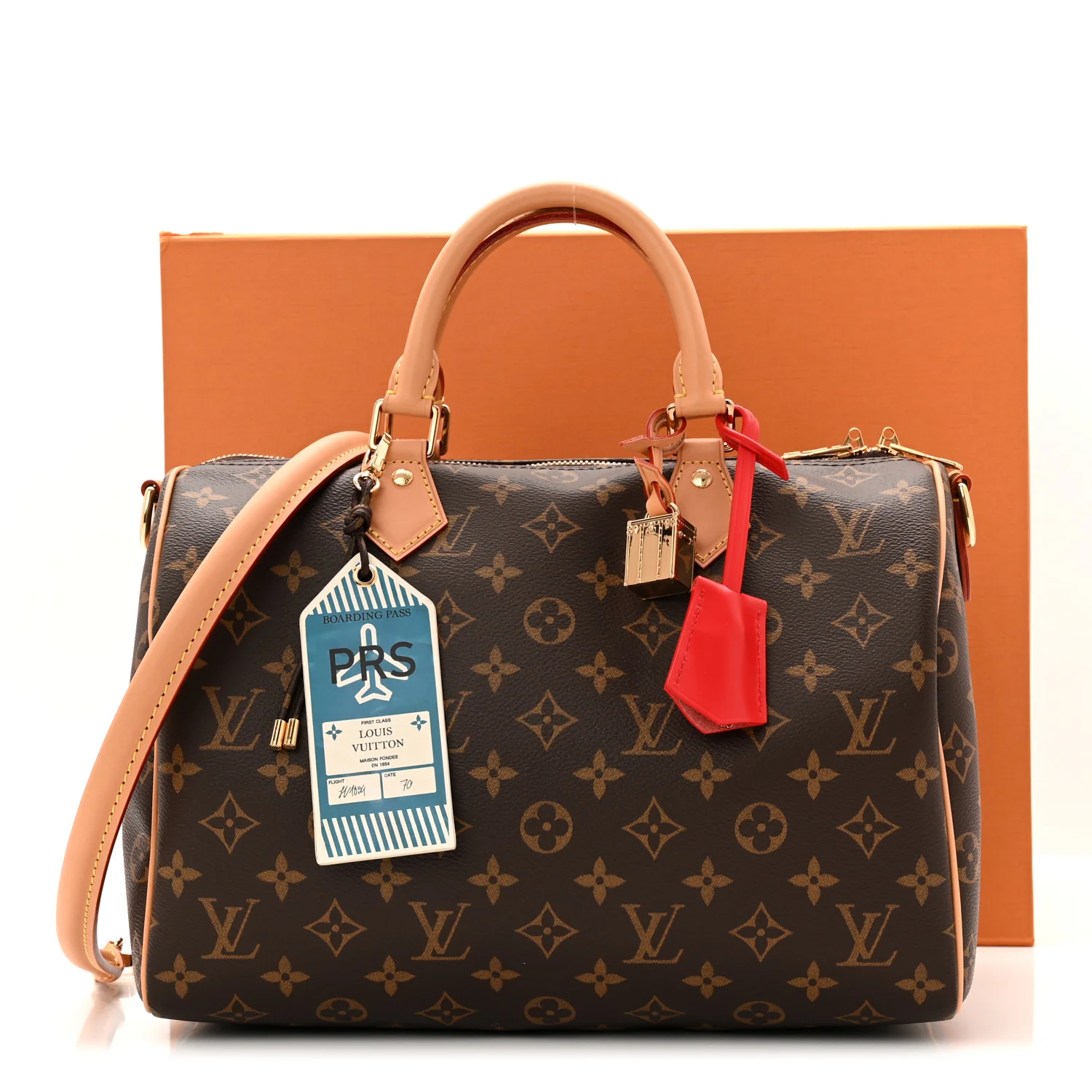 Monogram Speedy Soft 30 Crafty Red - Top Club