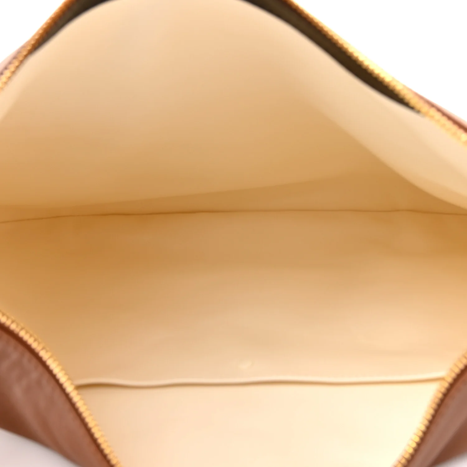 Calfskin Large Go-Hobo Bag Saddle Brown - Top Club