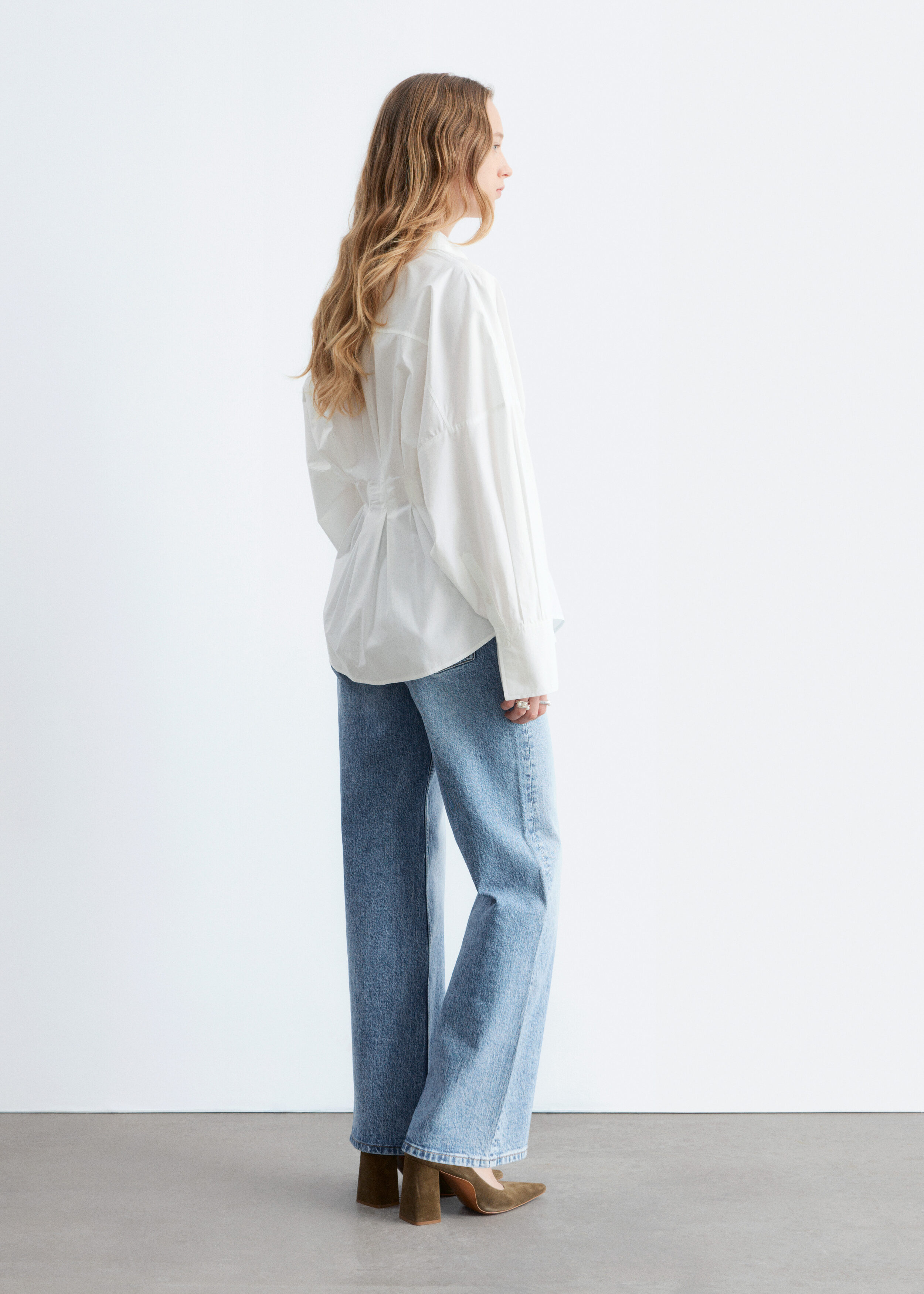 & Other Stories FITTED-WAIST COTTON SHIRT
