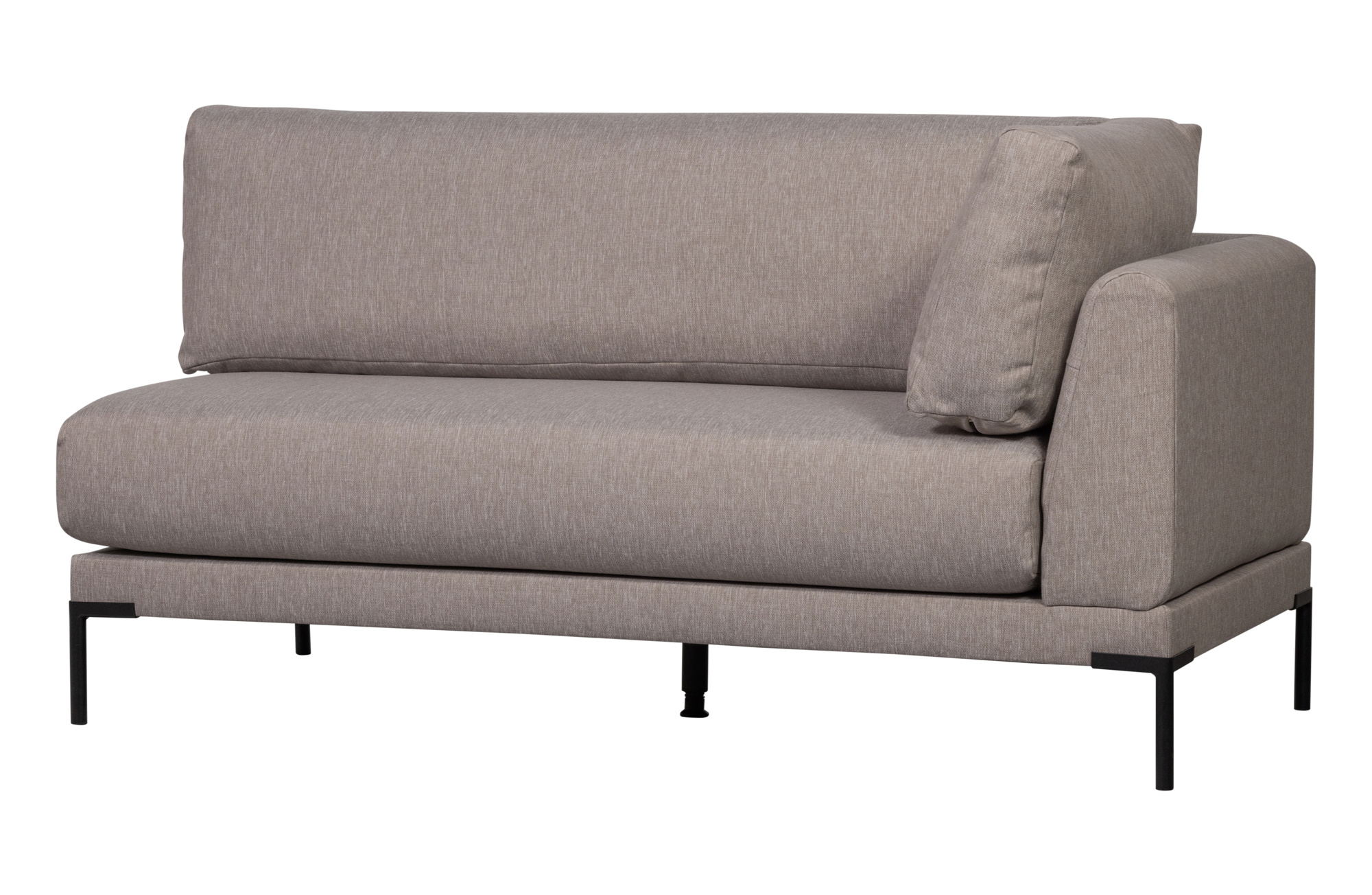 Eetbank Couple hoekelement links - taupe