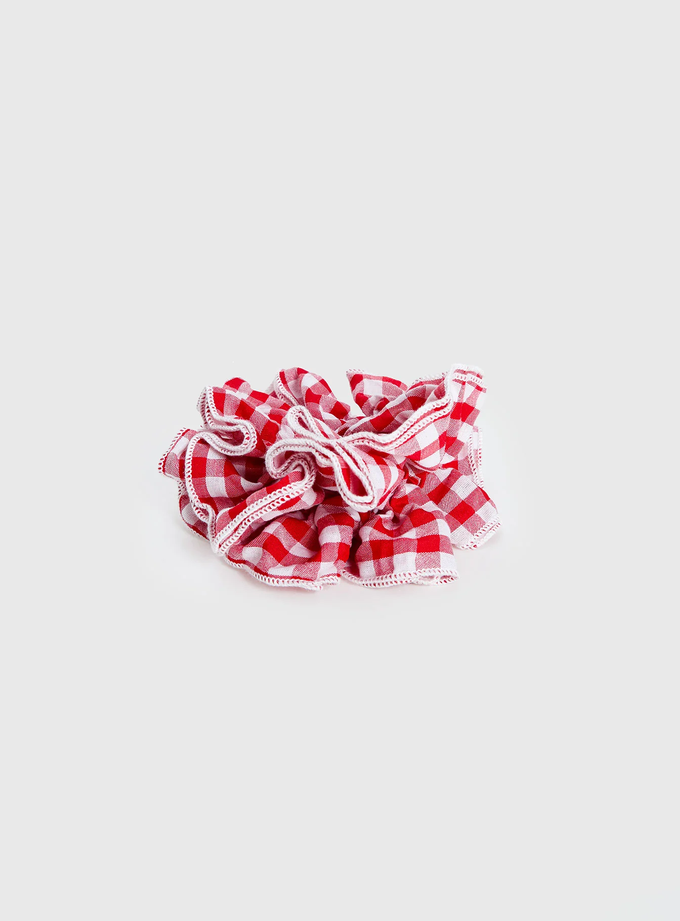 Cheshire Scrunchie Red Gingham