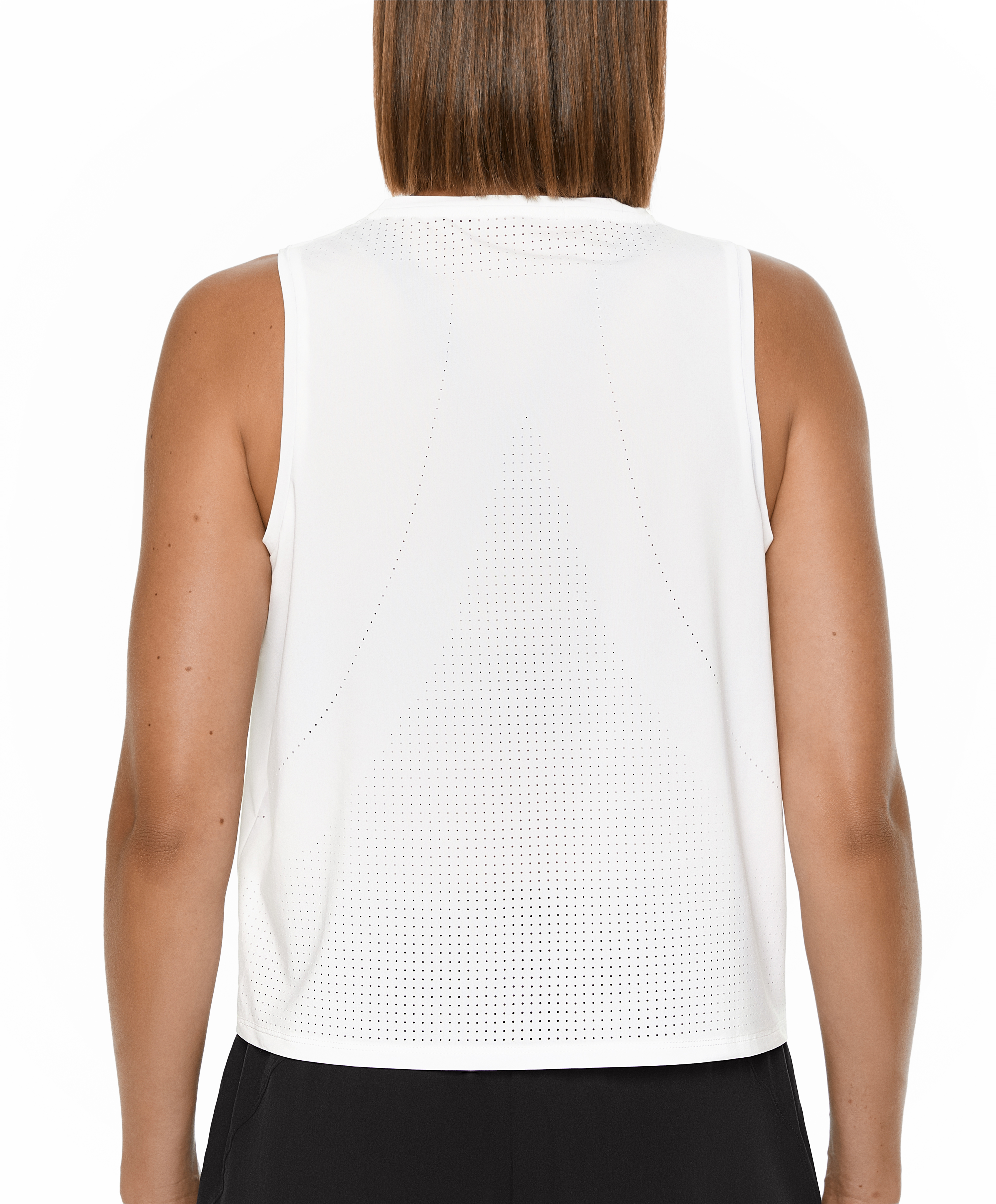 OYSHO Sleeveless cropped technical T-shirt