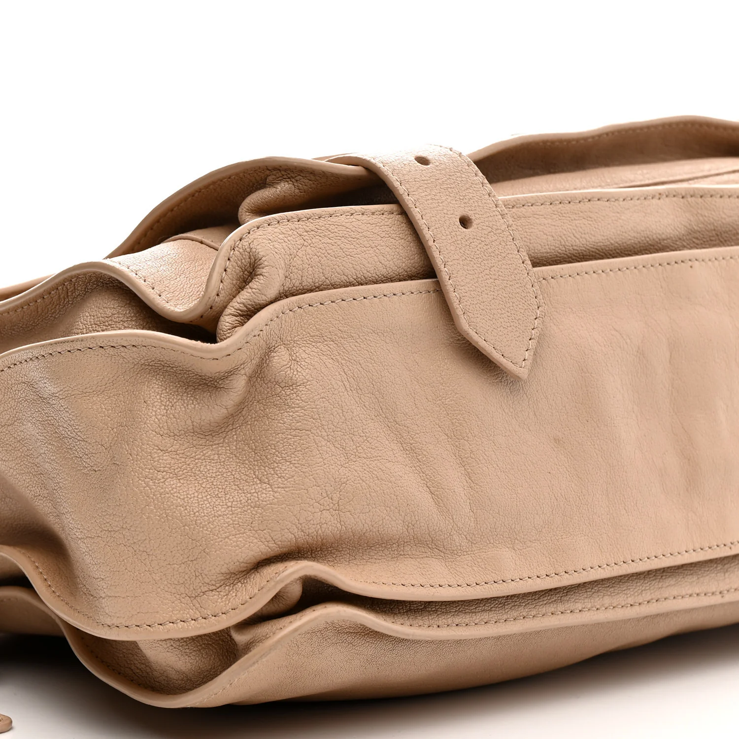 Lambskin Medium PS1 Satchel Nude - Top Club