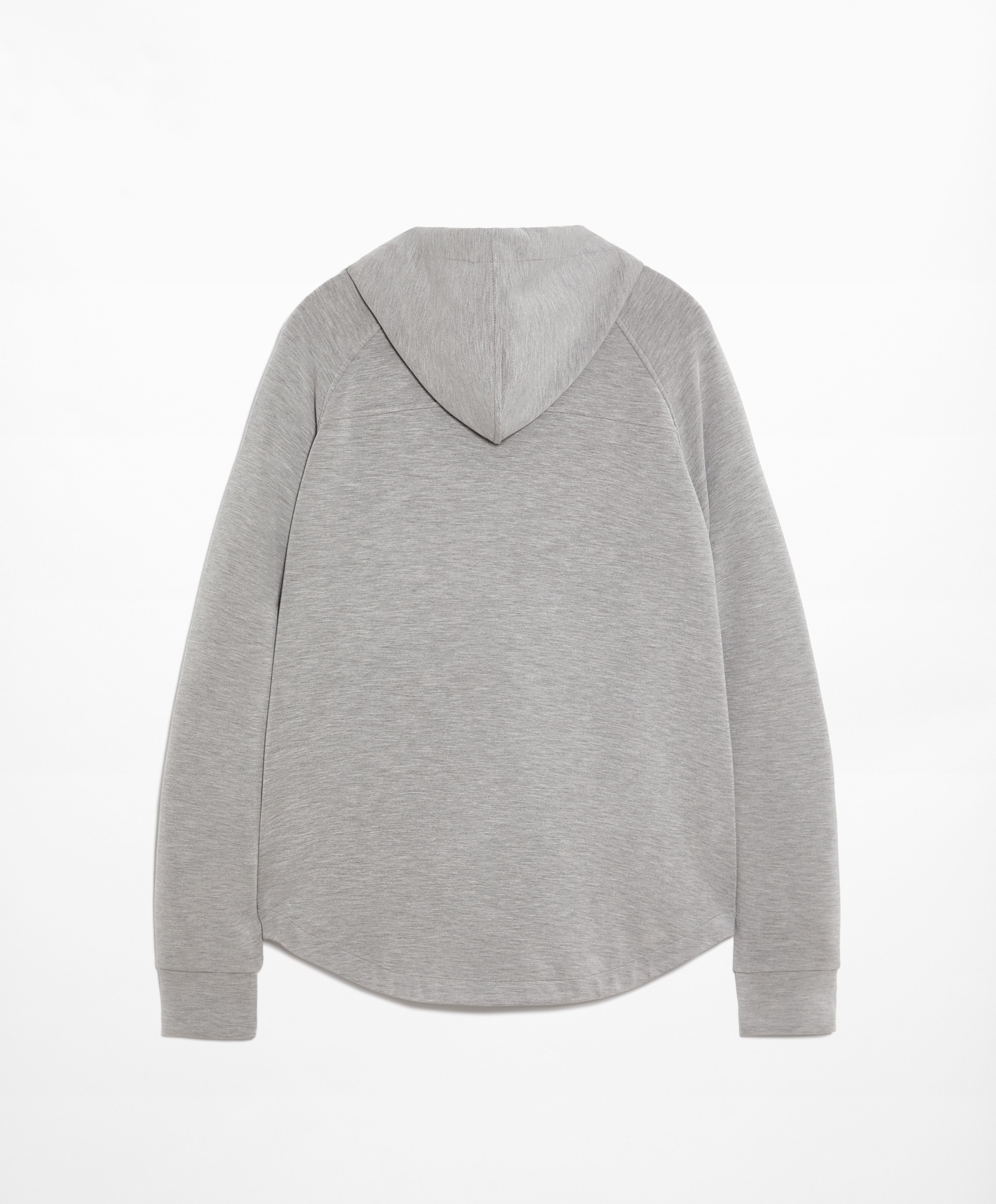 OYSHO Knit hooded jacket with modal