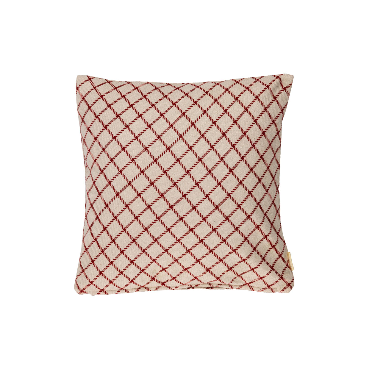 Kussen Tweed lines wol