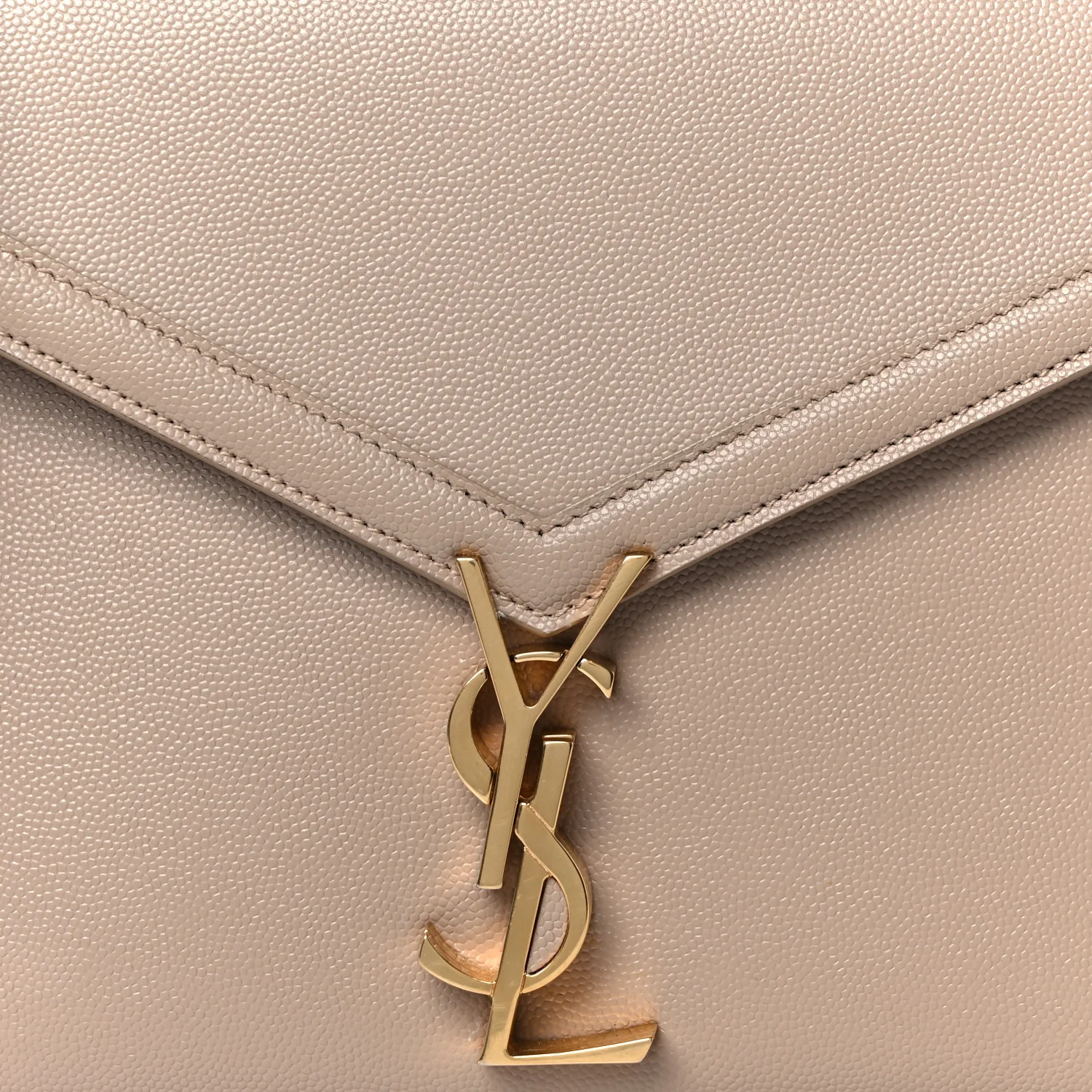 Grain de Poudre Medium Classic Monogram Cassandra Top Handle Dark Beige - Top Club