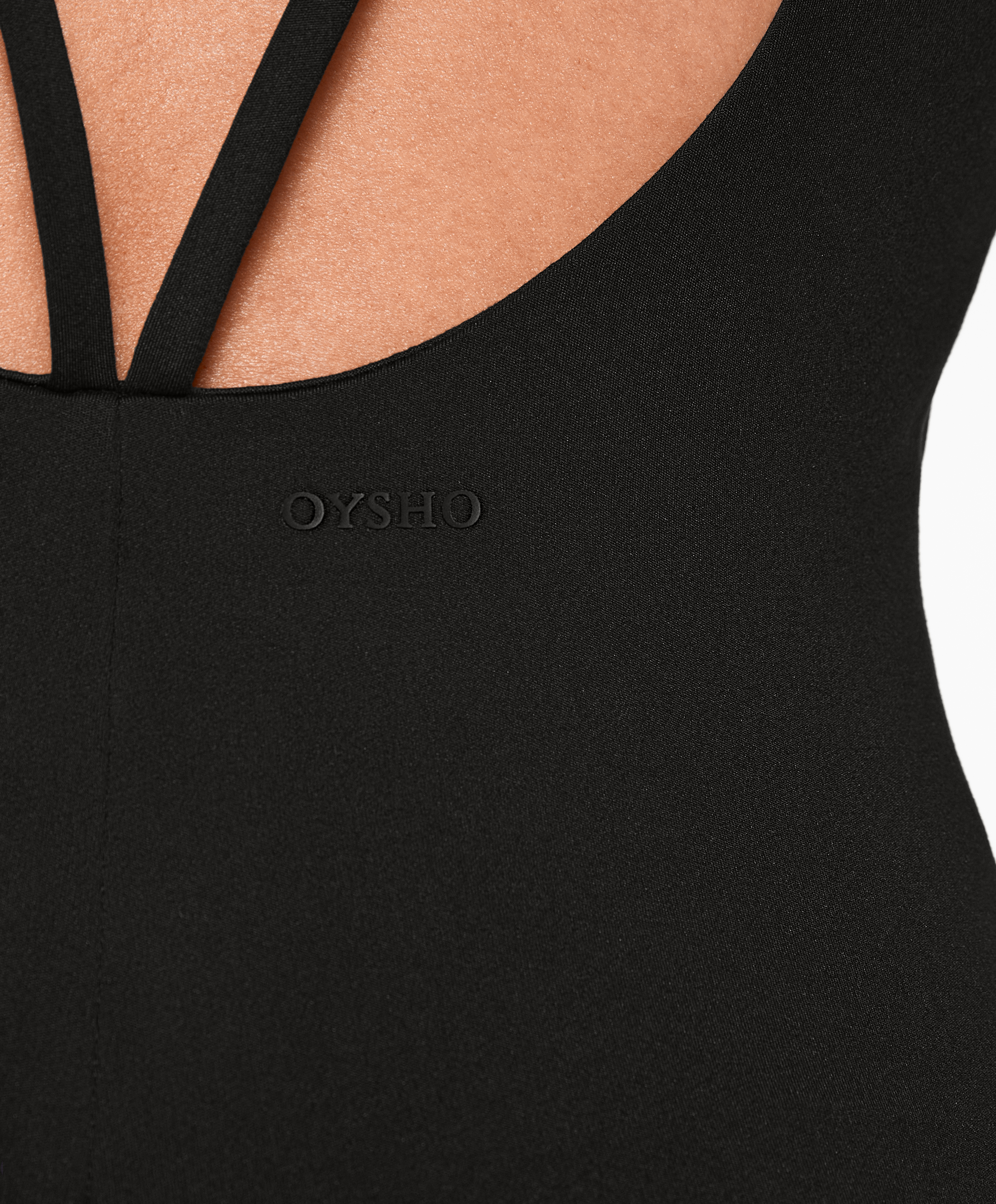 OYSHO Comfortlux open-back flare jumpsuit